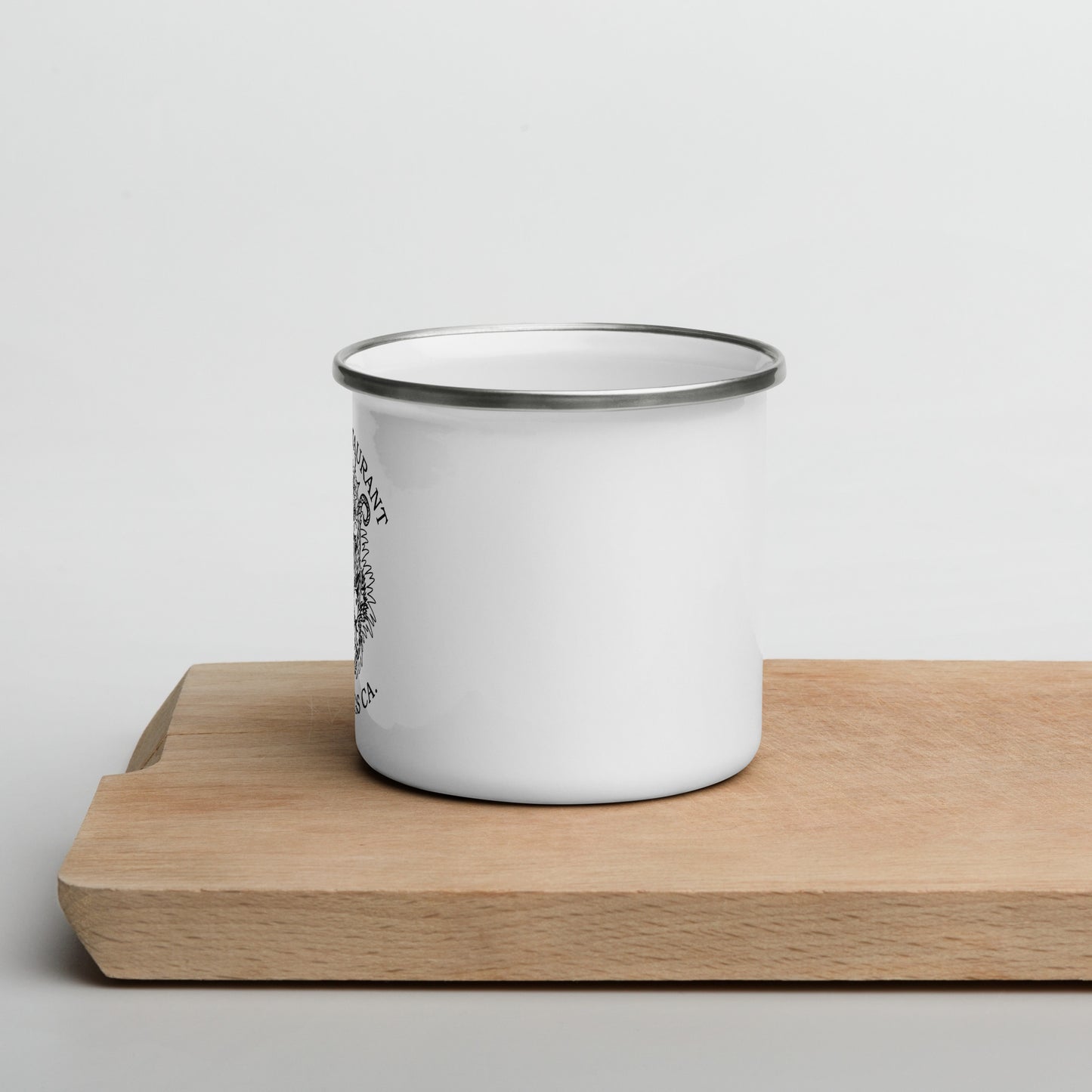 Diablada Black Outline - Enamel Mug
