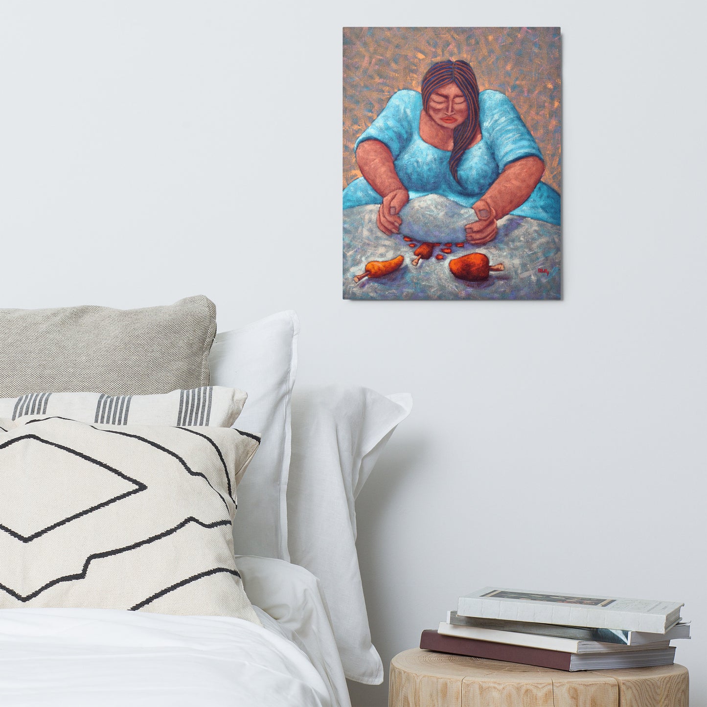 Moliendo Aji - Metal print