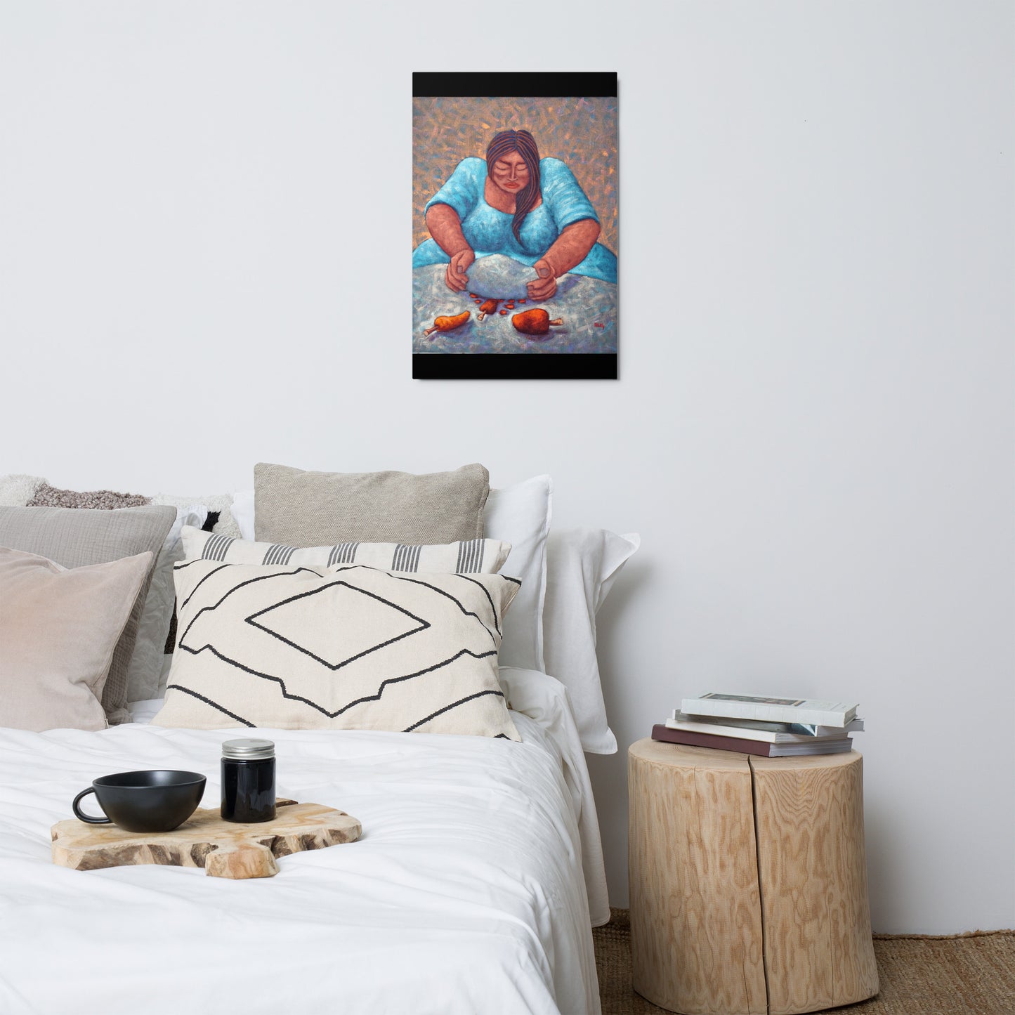 Moliendo Aji - Metal print