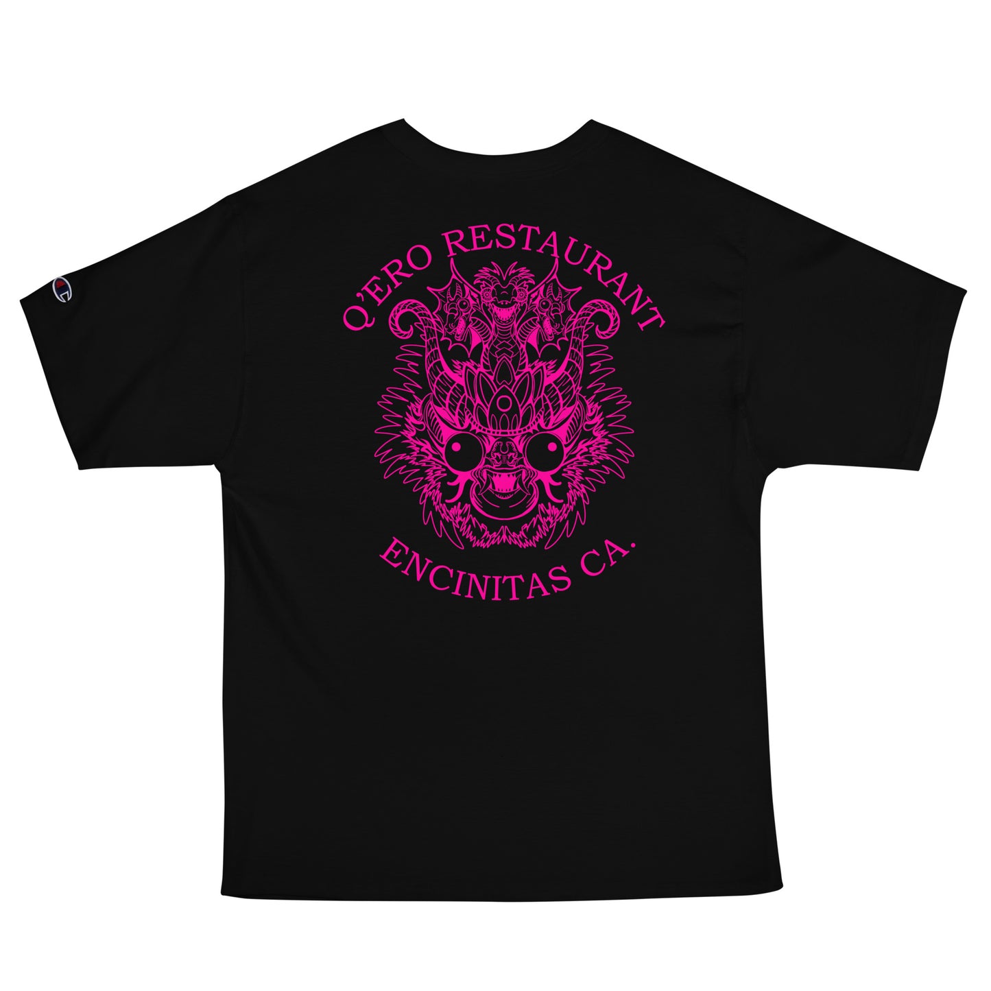 Diablada Pink Outline - Men's Champion T-Shirt