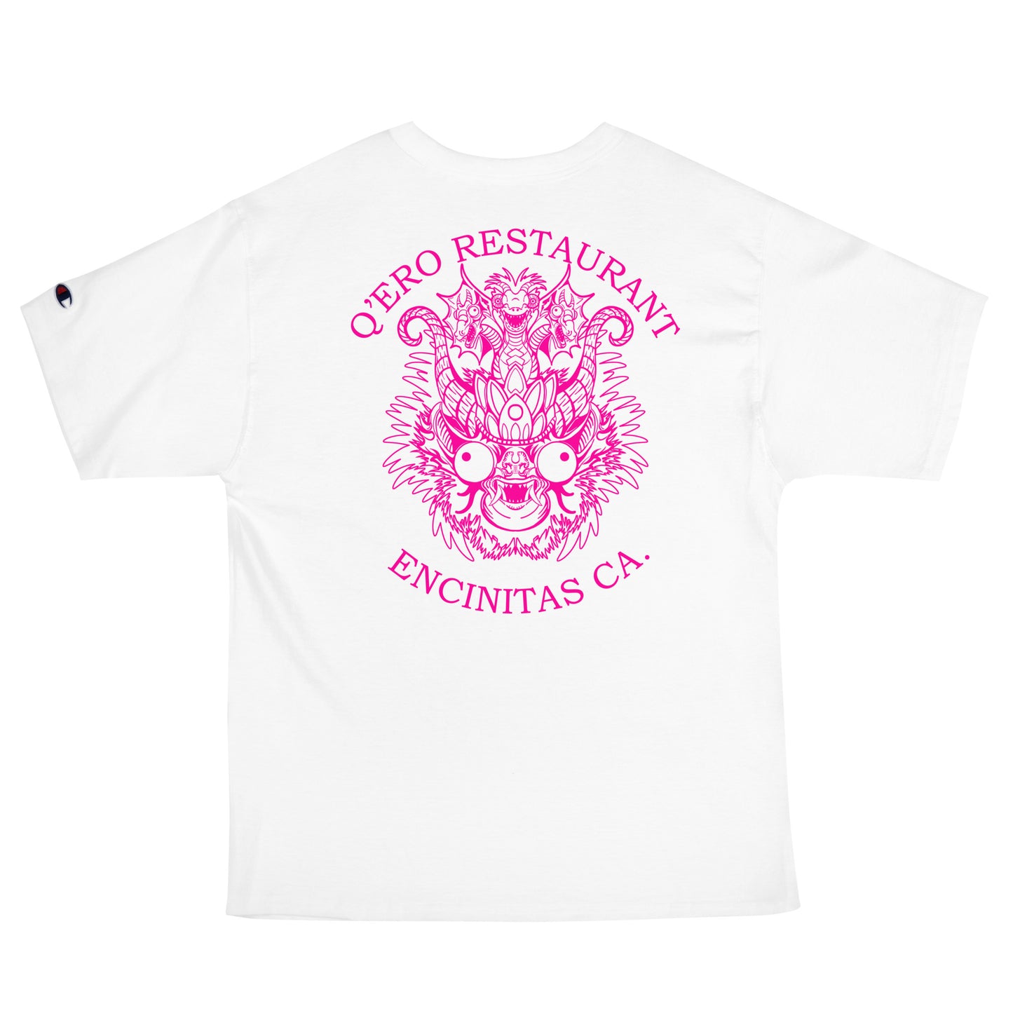 Diablada Pink Outline - Men's Champion T-Shirt