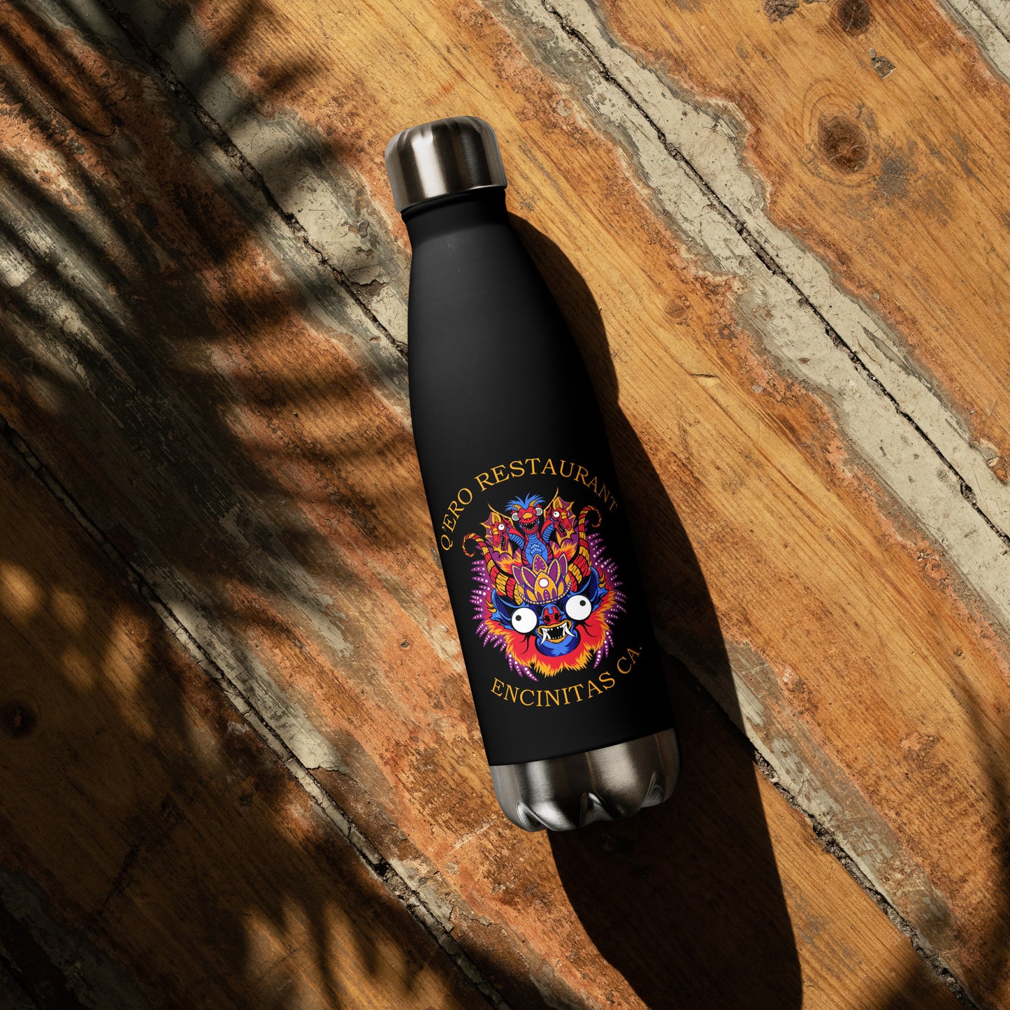 Diablada Blue/Orange - Stainless Steel Water Bottle
