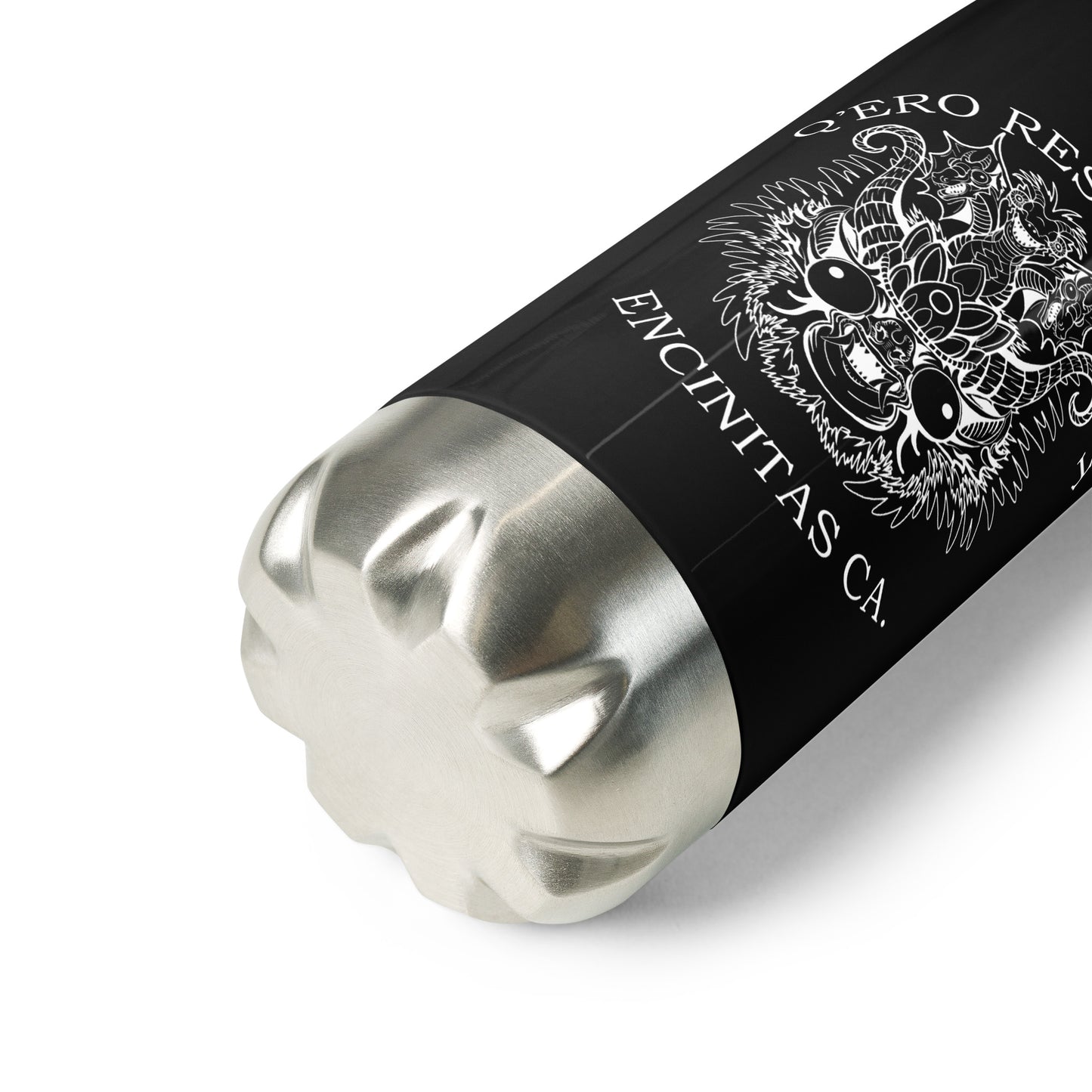 Diablada White Outline - Stainless Steel Water Bottle