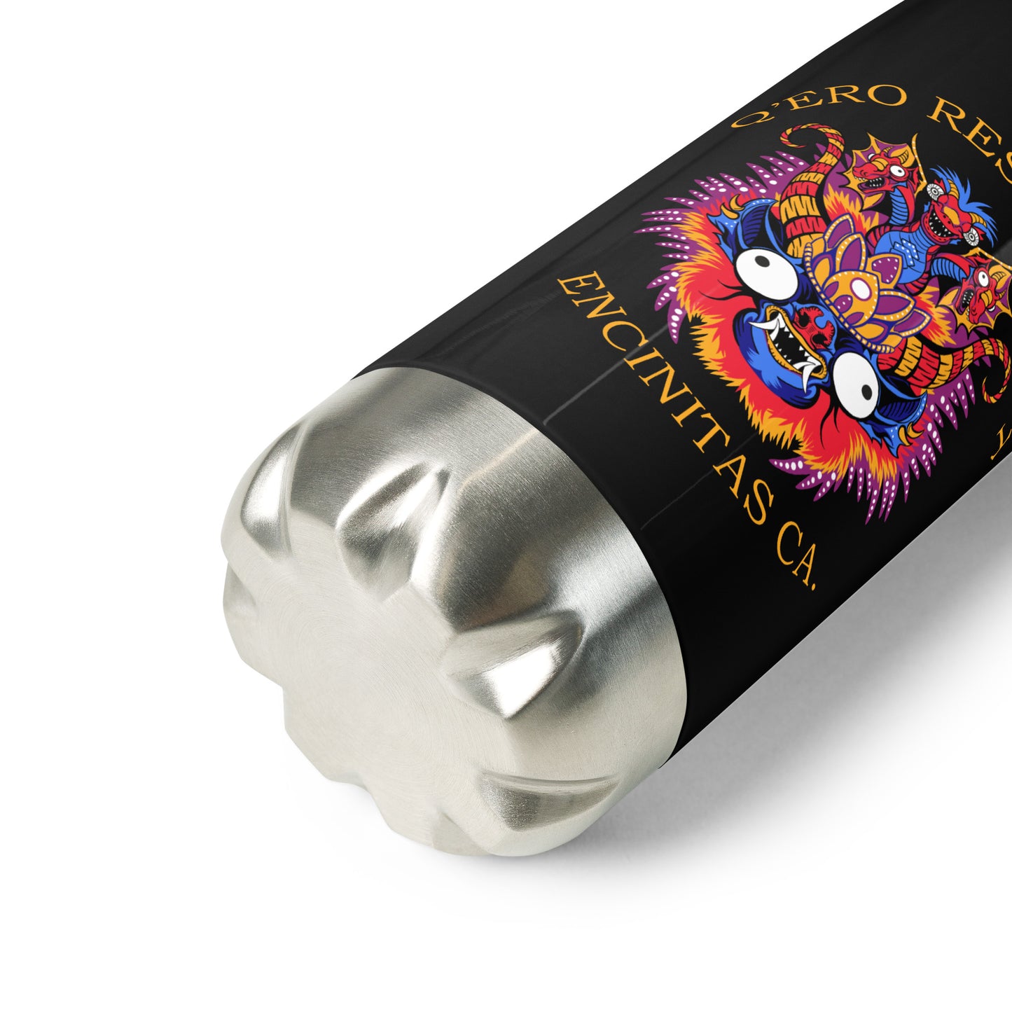 Diablada Blue/Orange - Stainless Steel Water Bottle