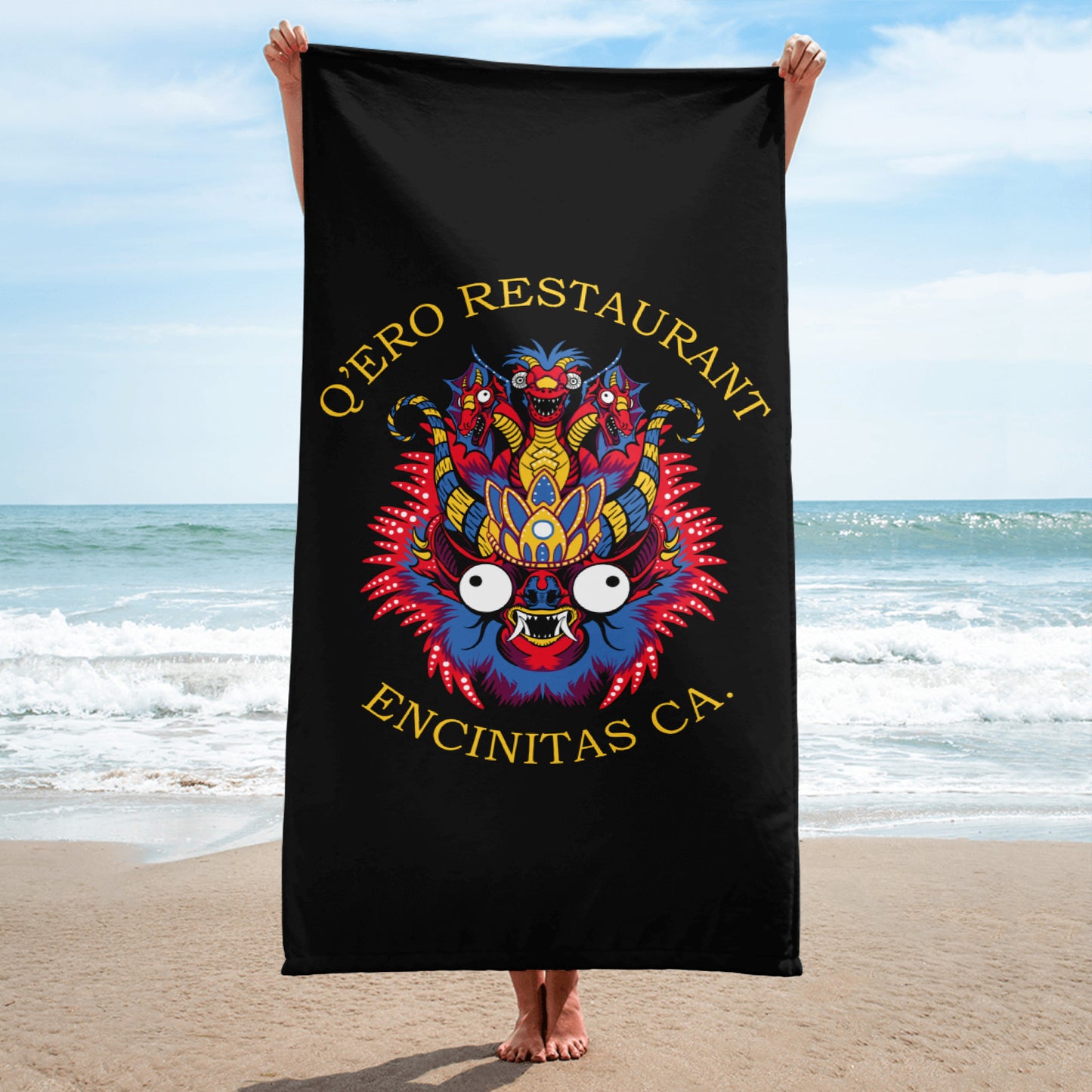Red/Yellow Diablada Towel