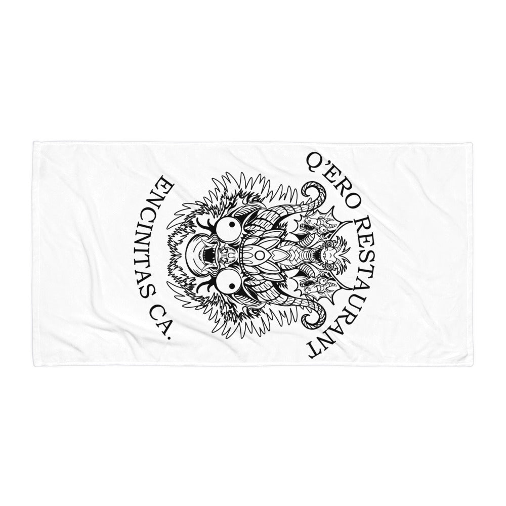 Diablada Black Outline - Towel