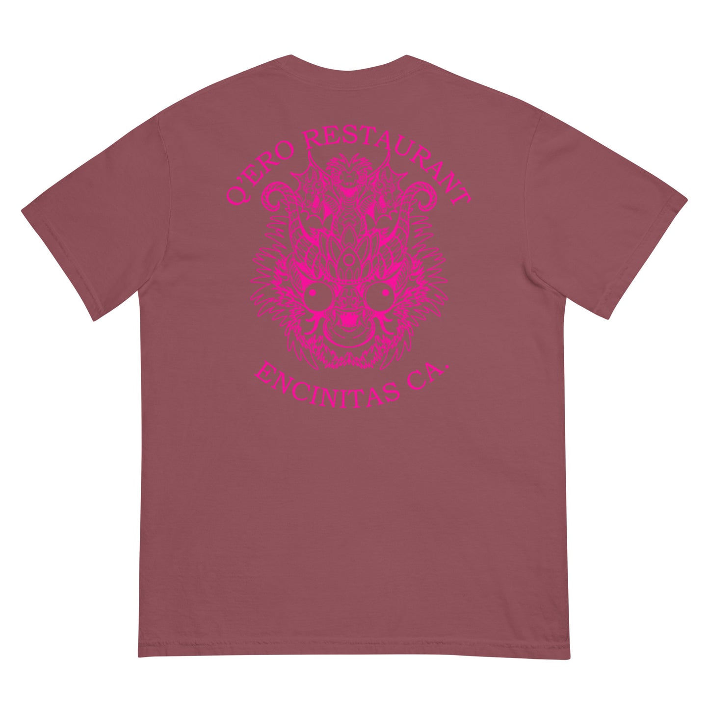 Diablada Pink Outline - Heavyweight T-shirt