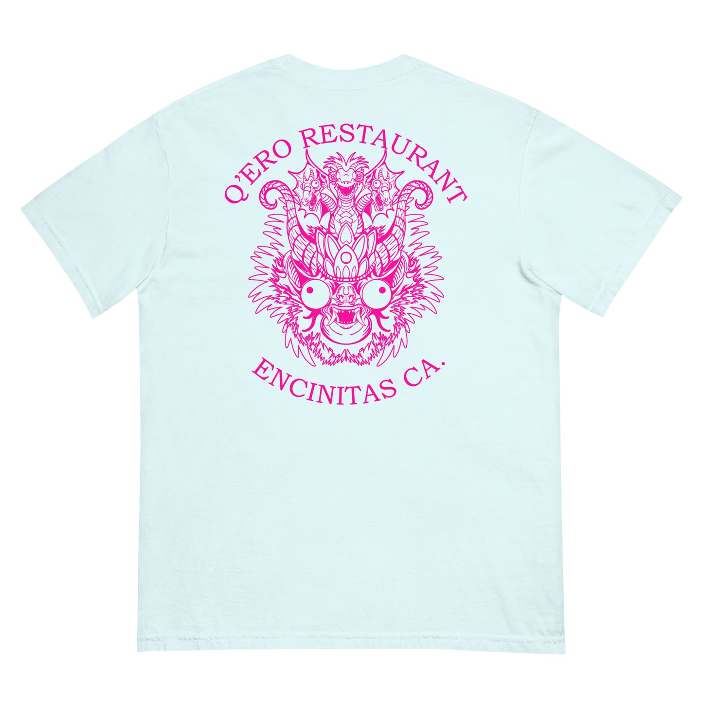 Diablada Pink Outline - Heavyweight T-shirt