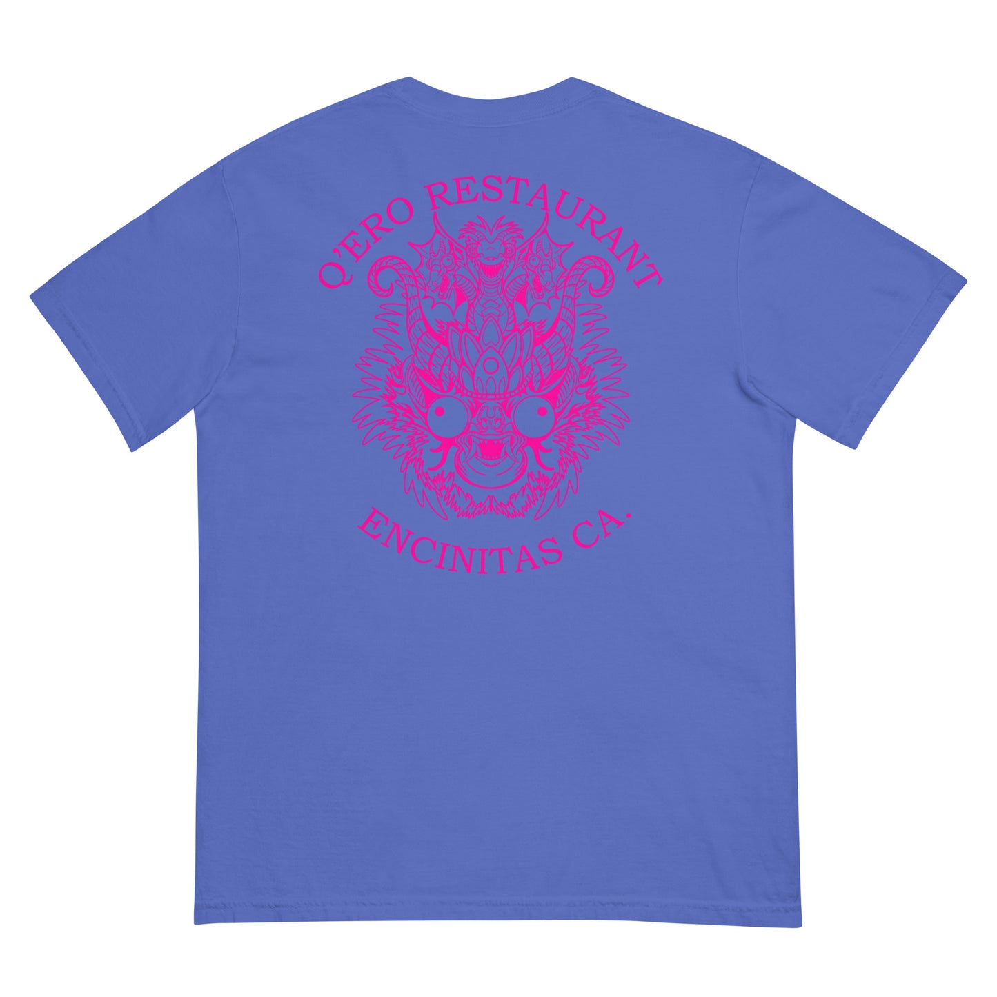 Diablada Pink Outline - Heavyweight T-shirt
