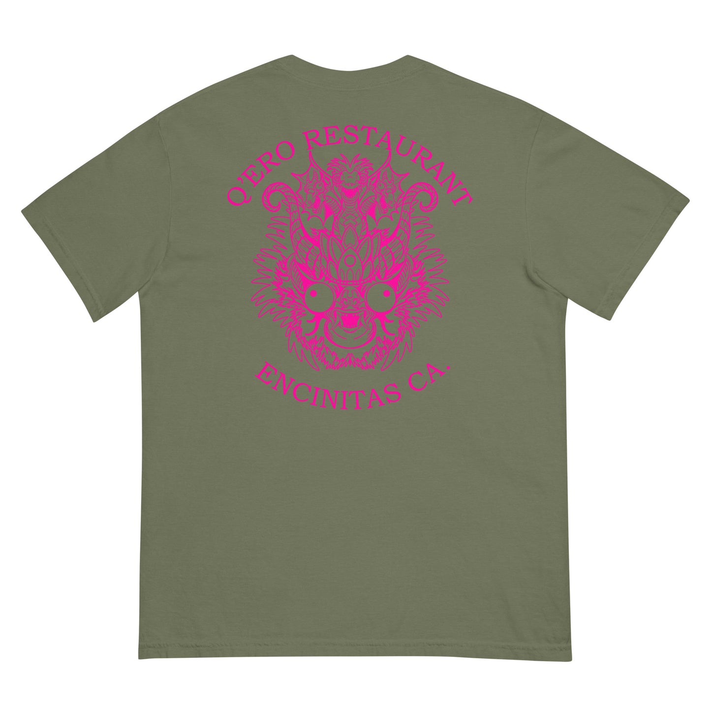 Diablada Pink Outline - Heavyweight T-shirt