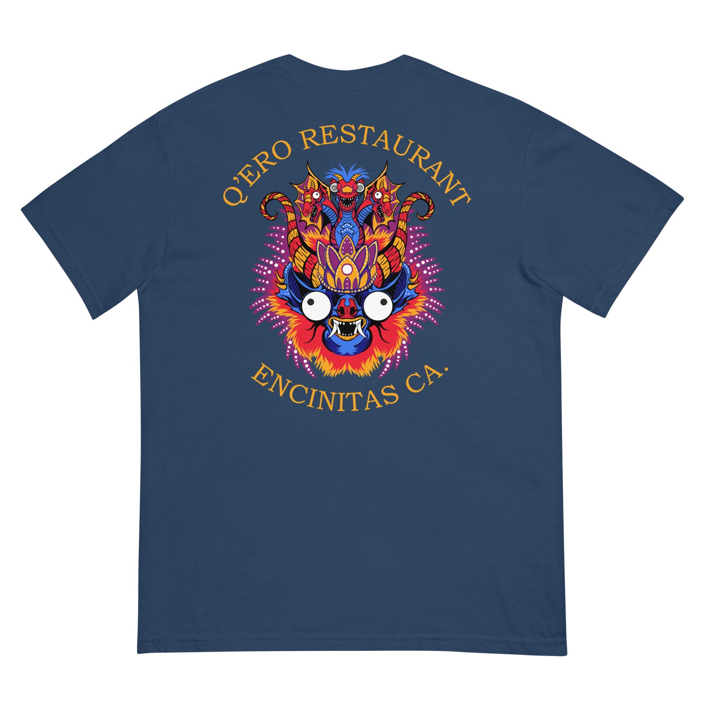 Diablada Blue/Orange - Heavyweight T-shirt