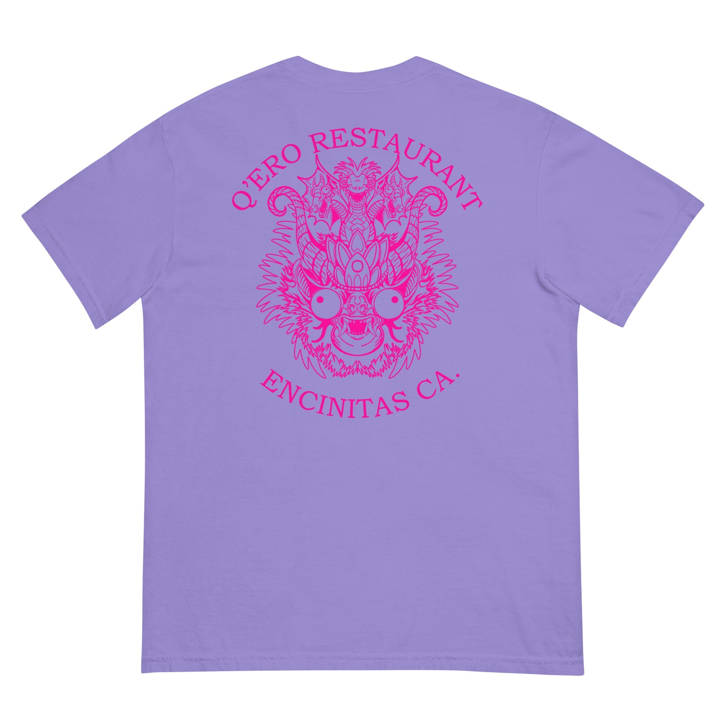 Diablada Pink Outline - Heavyweight T-shirt