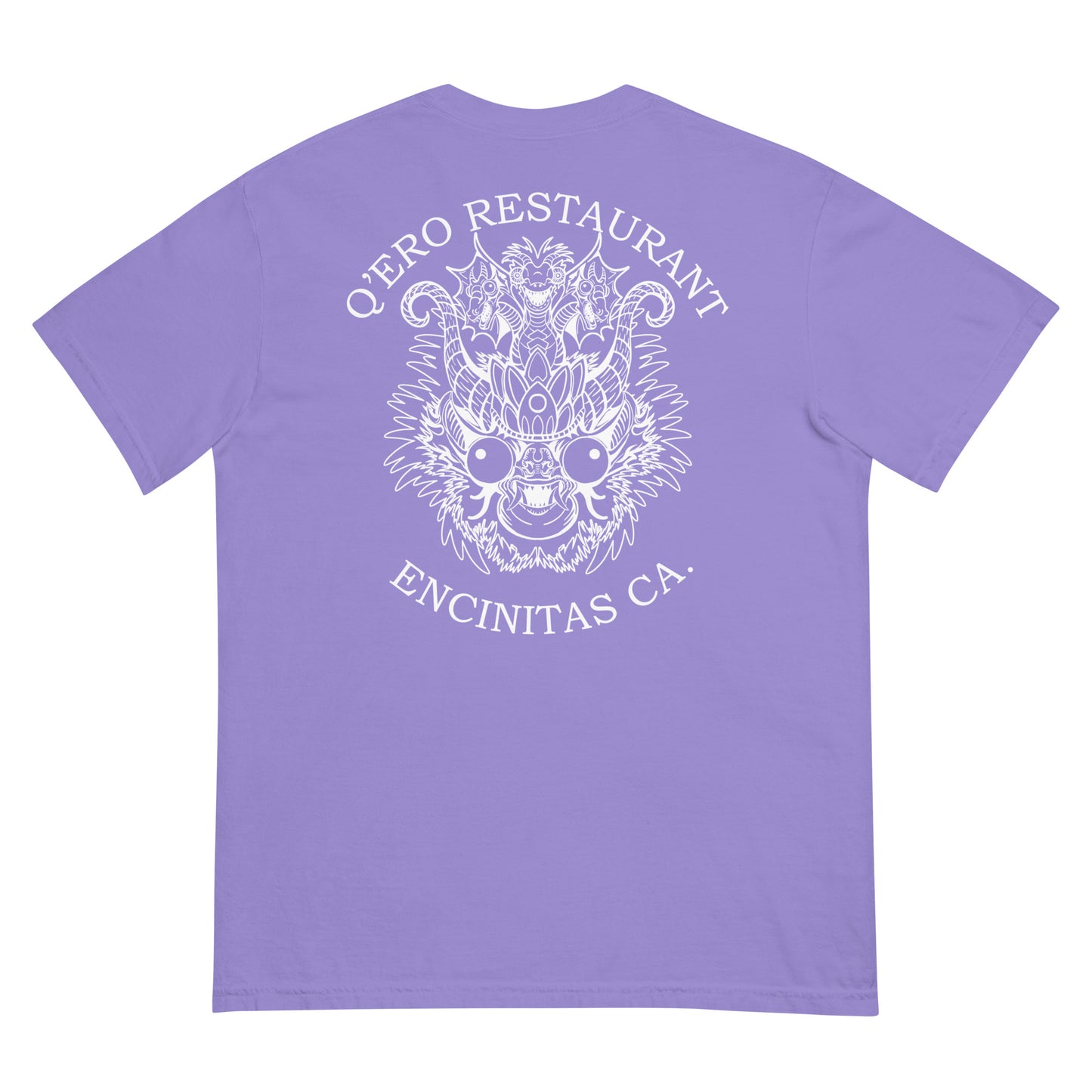 Diablada White Outline - Heavyweight T-shirt