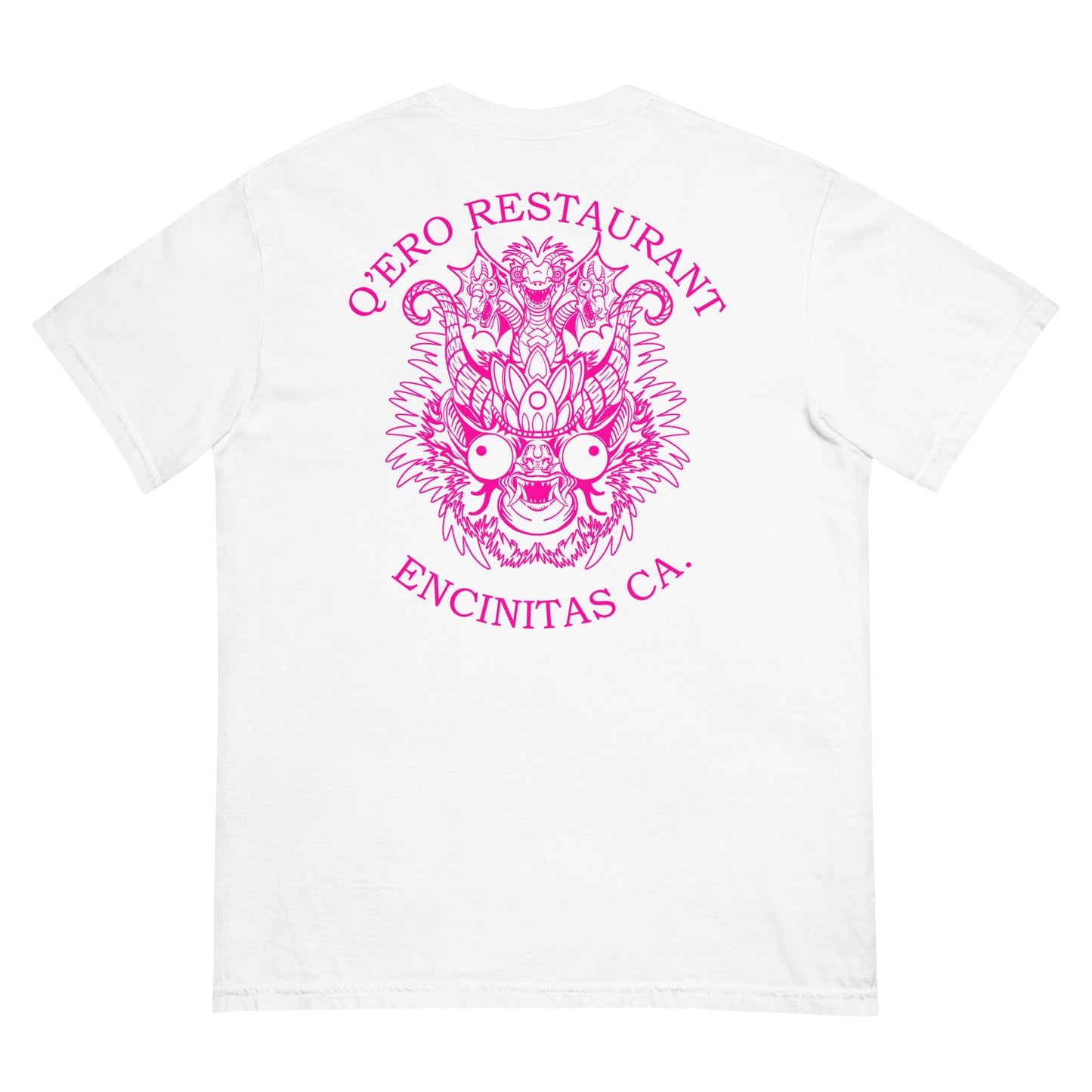 Diablada Pink Outline - Heavyweight T-shirt
