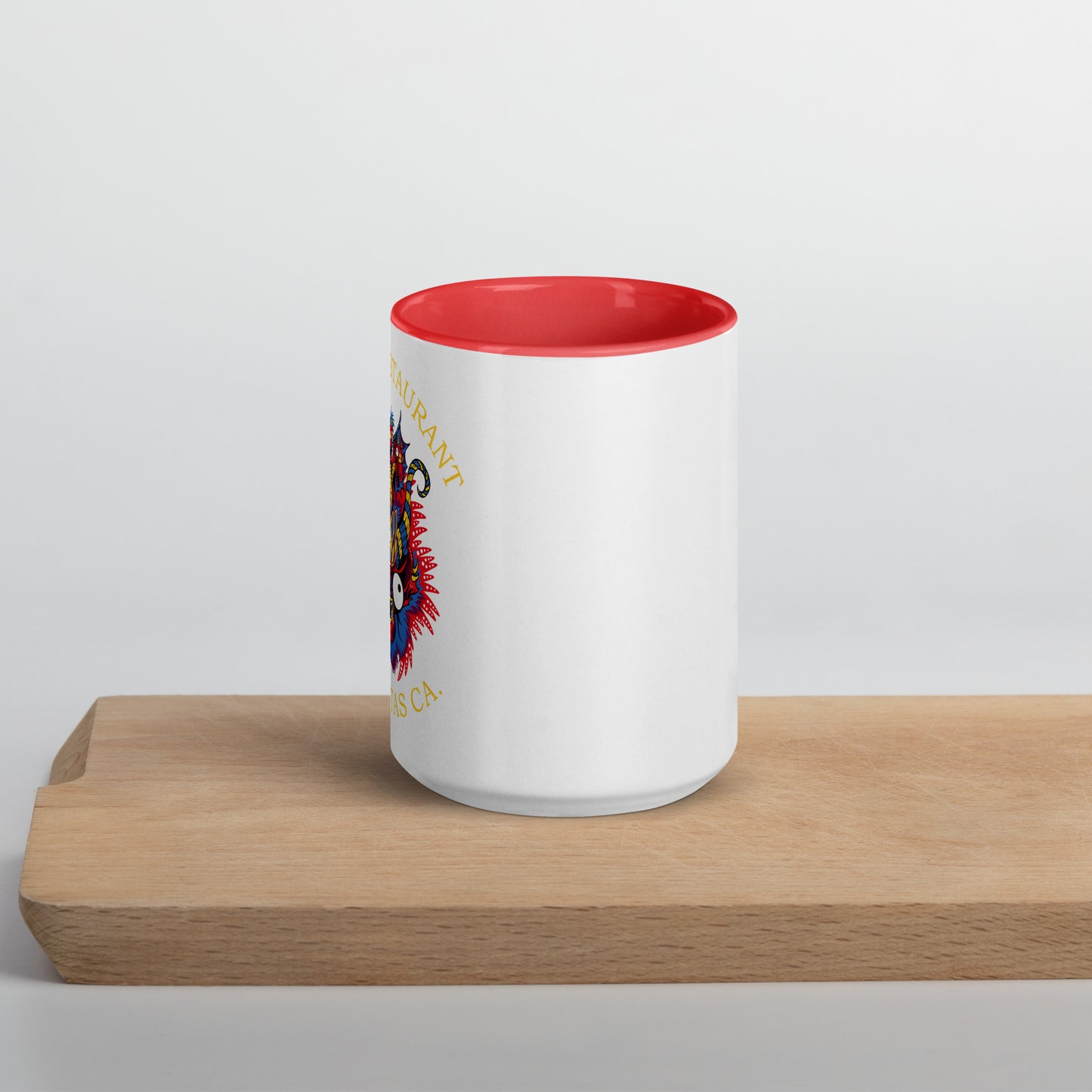 Diablada Red/Yellow Mug with Color Inside