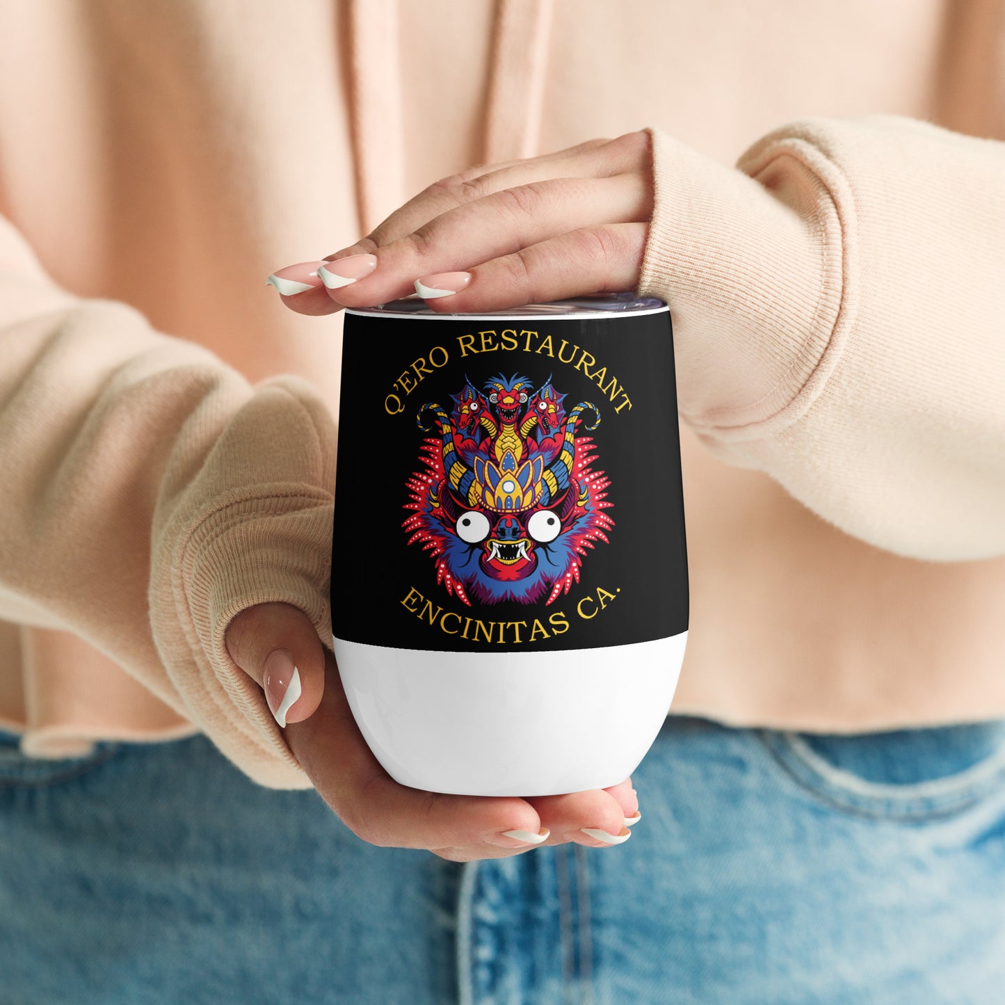 Diablada Red/Yellow - Wine tumbler
