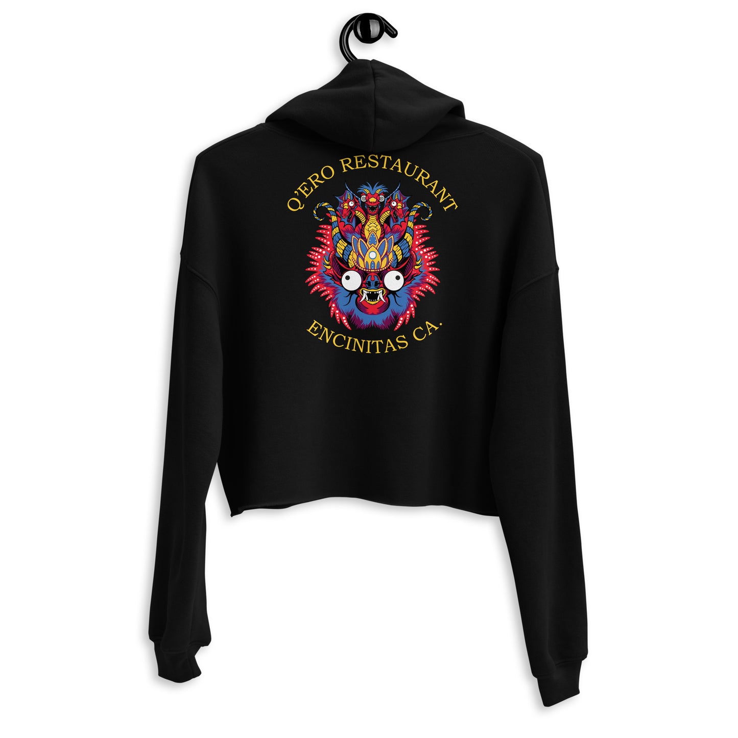 Diblada Red/Yellow - Crop Hoodie