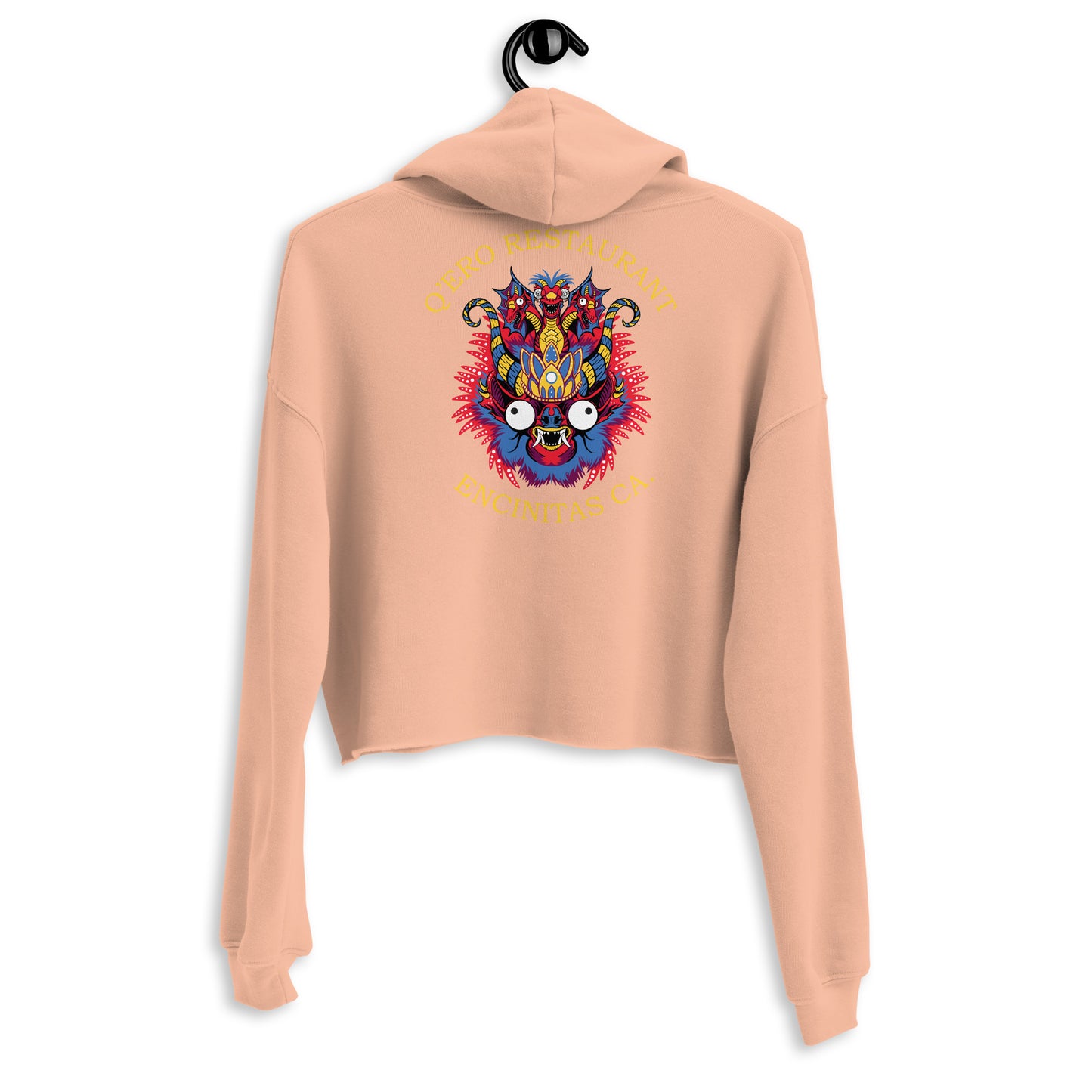 Diblada Red/Yellow - Crop Hoodie