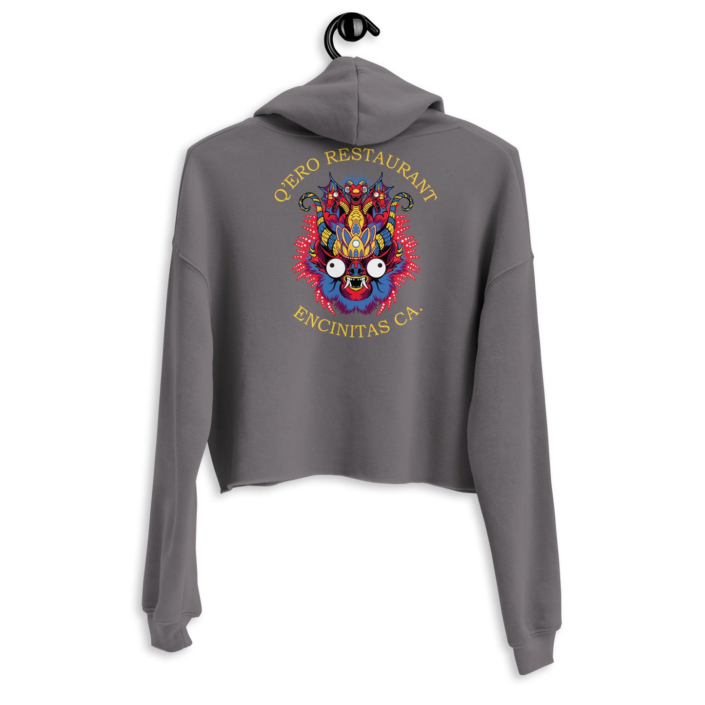 Diblada Red/Yellow - Crop Hoodie