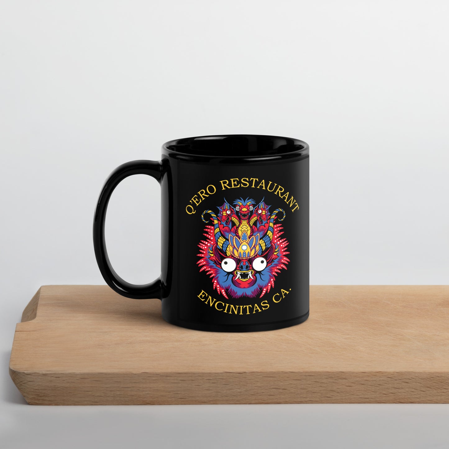Diablada Red/Yellow Black Glossy Mug