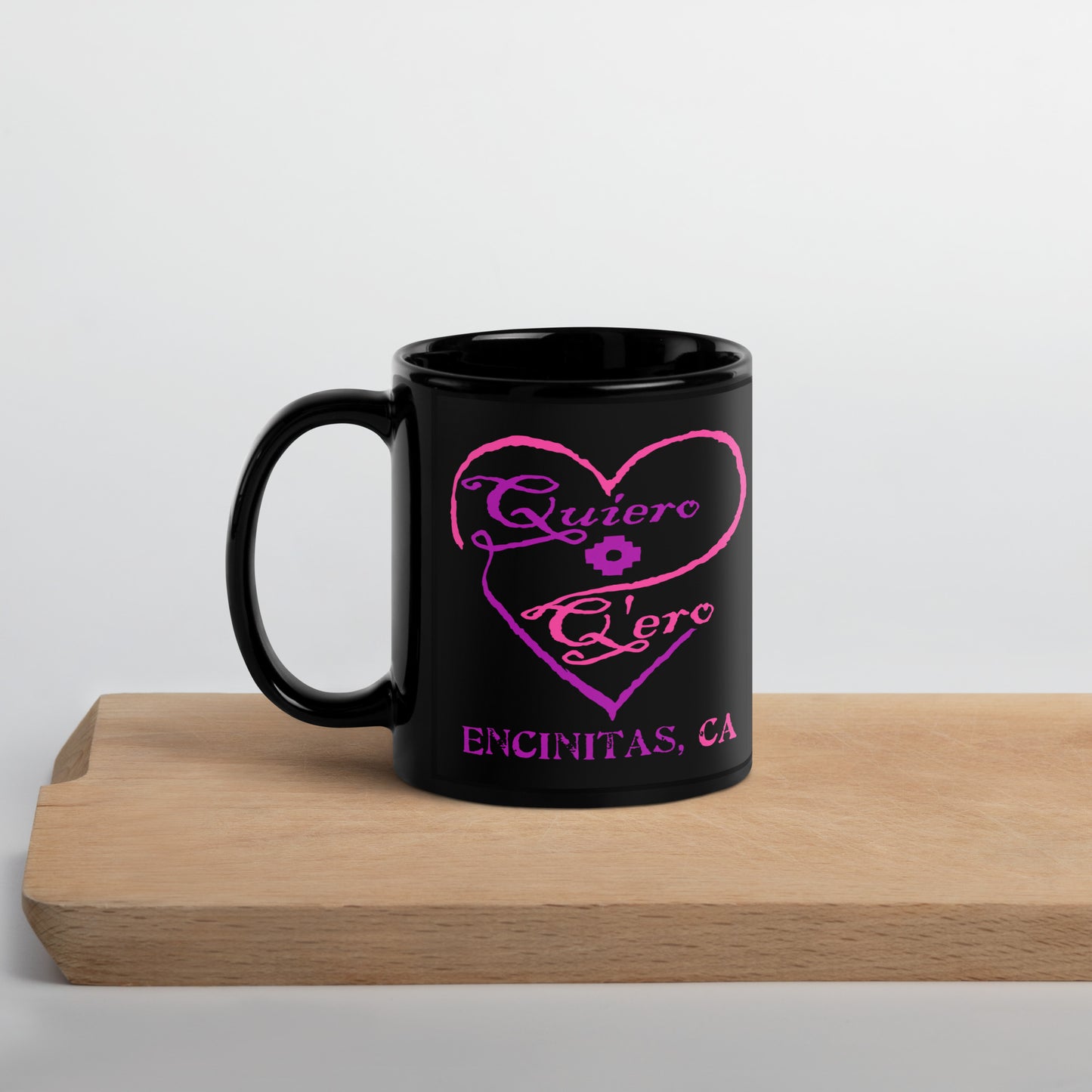 Quiero Qero - Black Glossy Mug