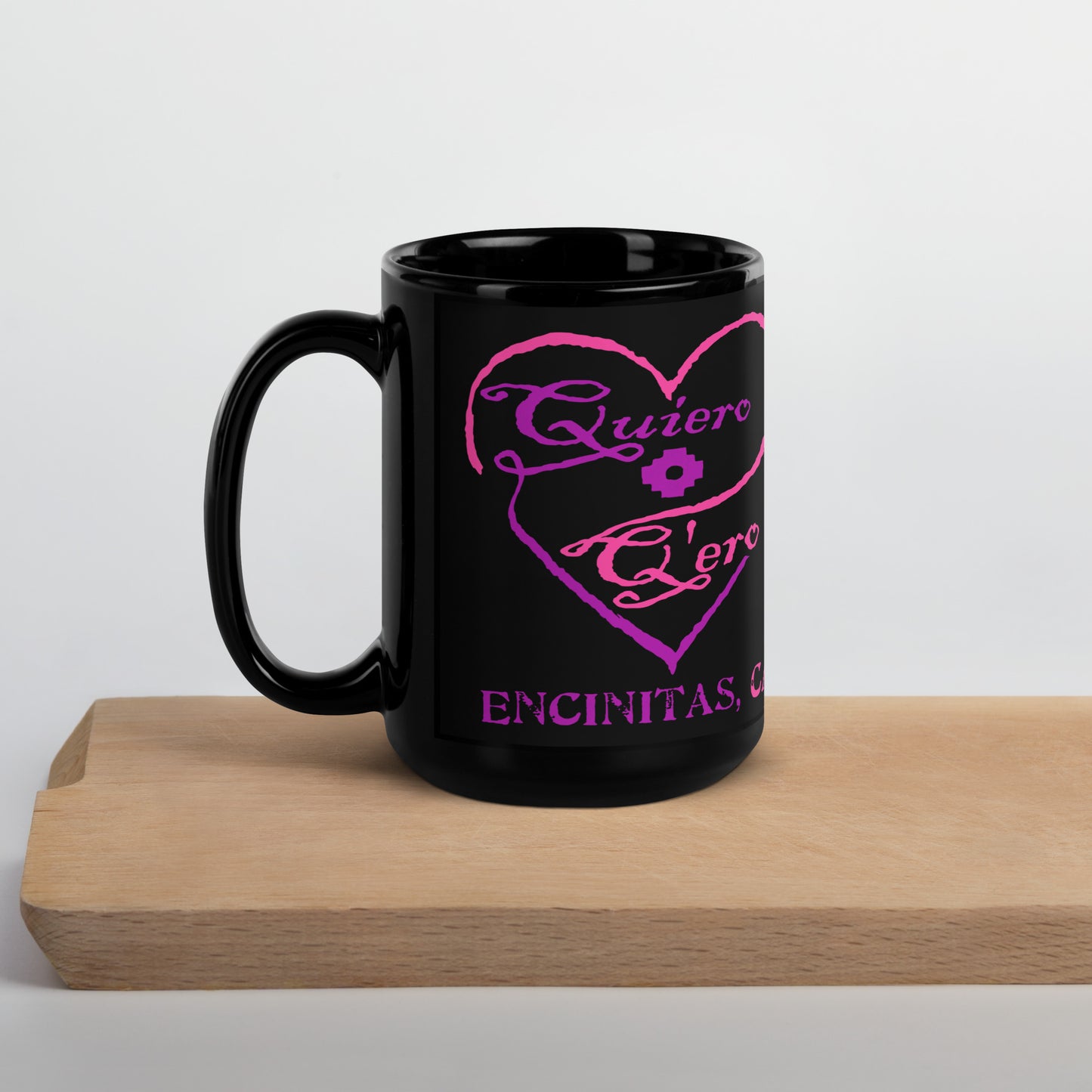 Quiero Qero - Black Glossy Mug