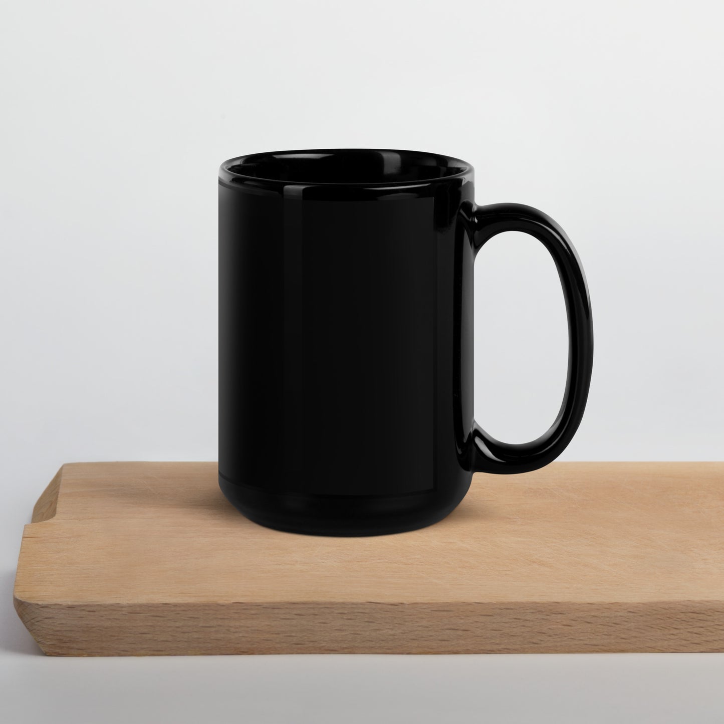 Diablada White Outline - Black Glossy Mug