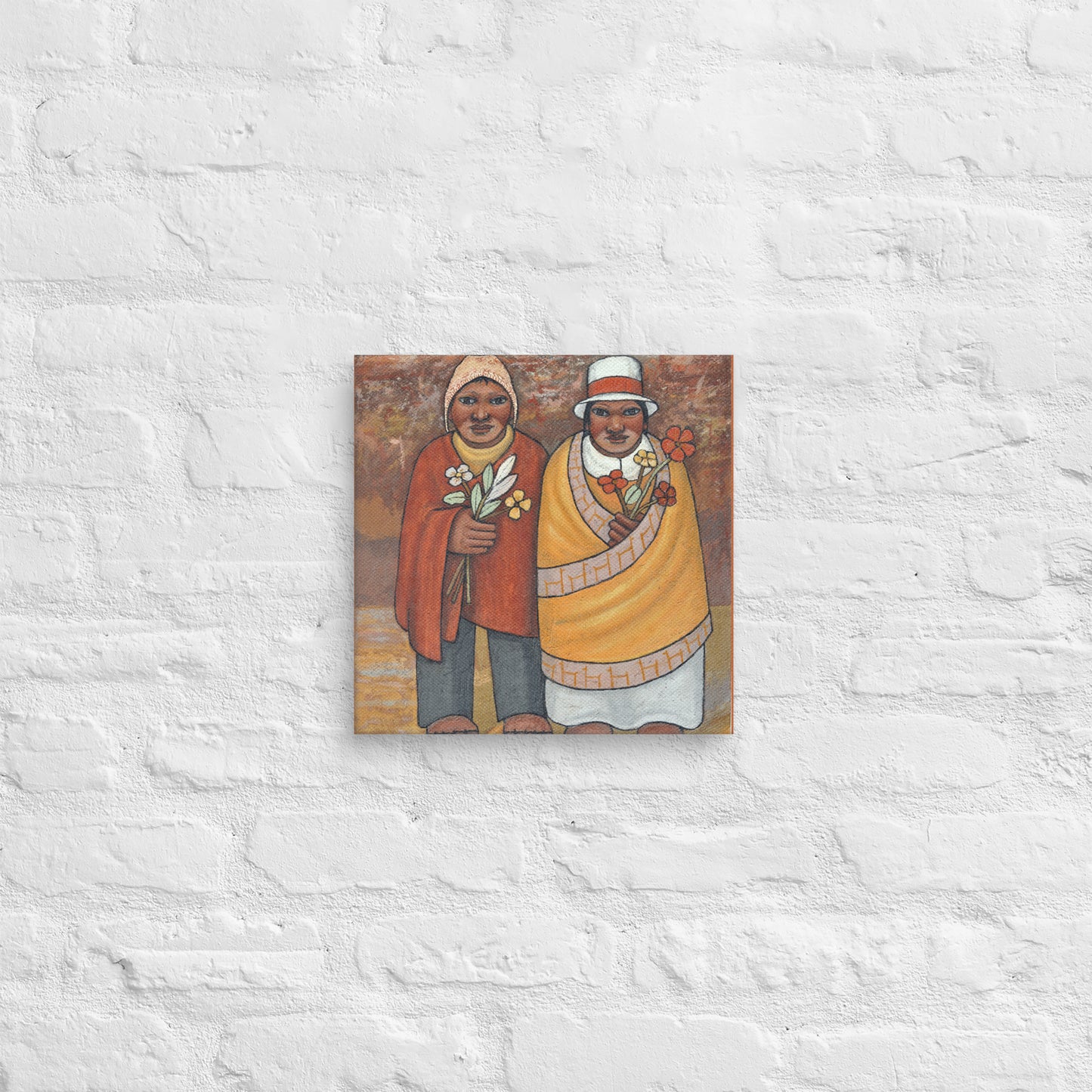 Hombre y Mujer Canvas Print