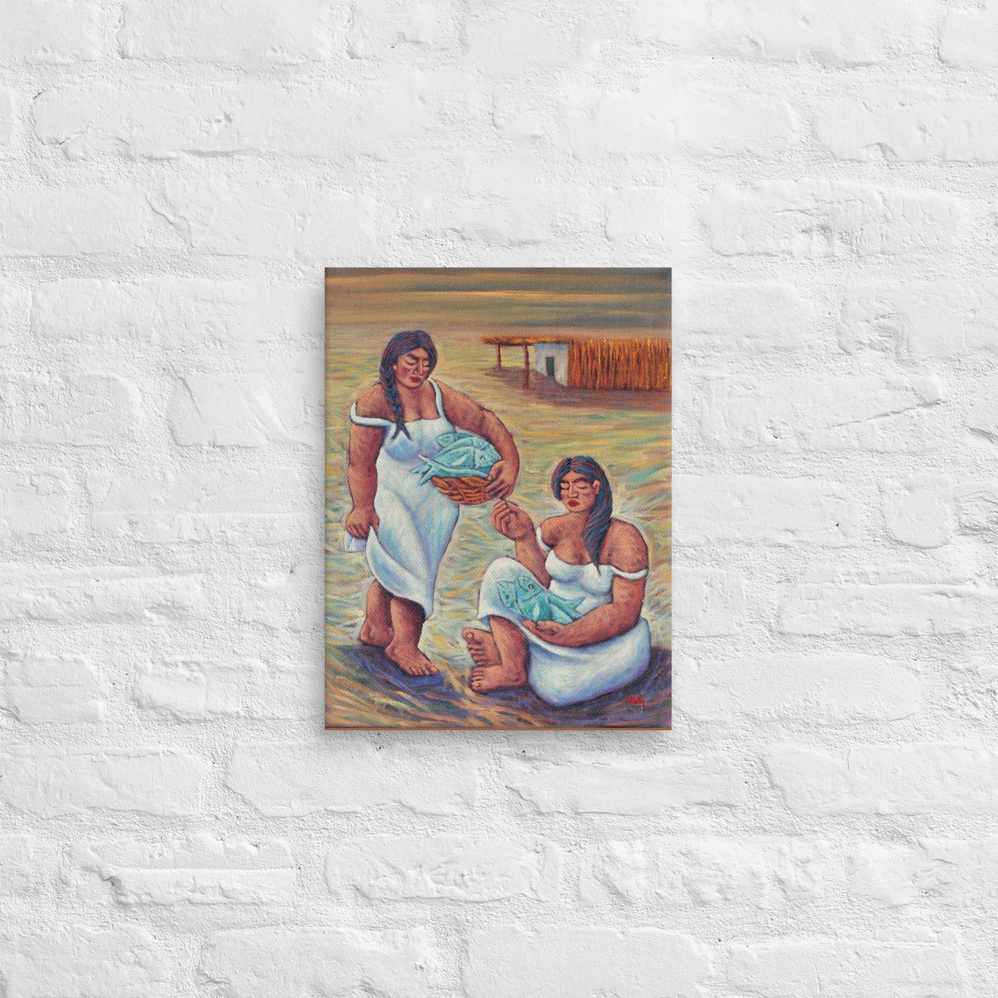 Pescadores Canvas Print