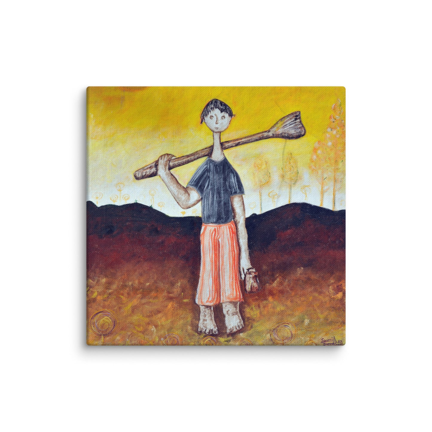 Boy & the Sun Canvas