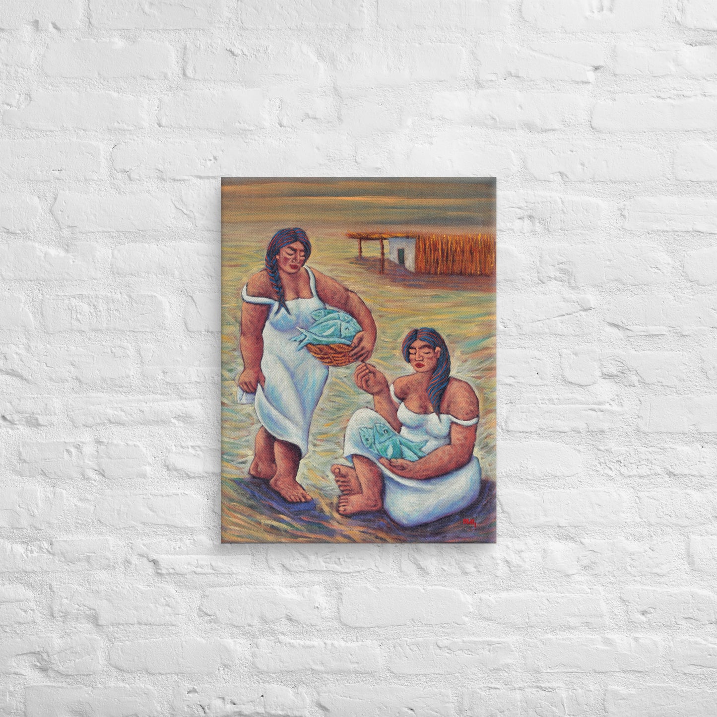 Pescadores Canvas Print