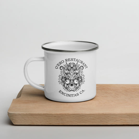 Diablada Black Outline - Enamel Mug