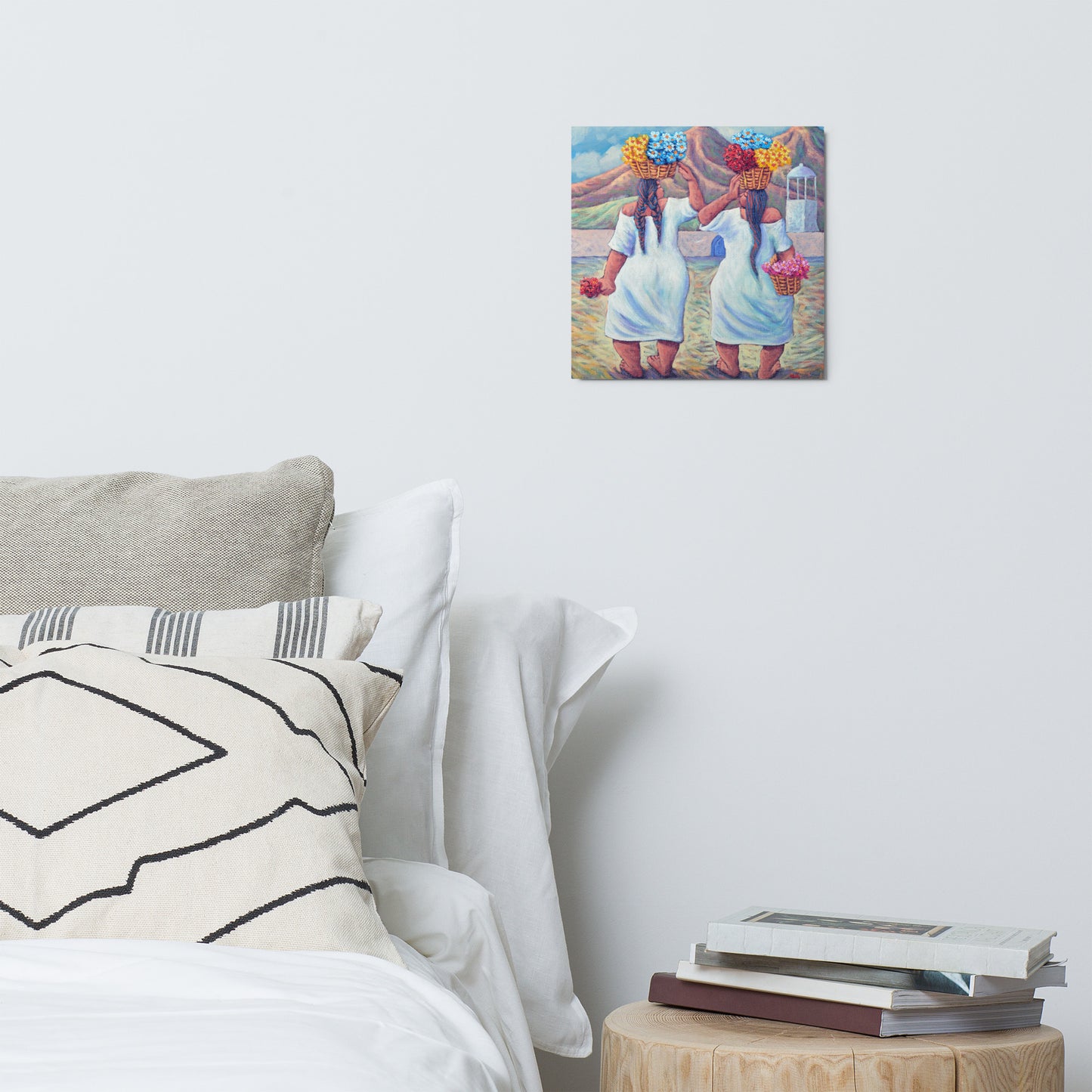 Las Floristas - Metal prints