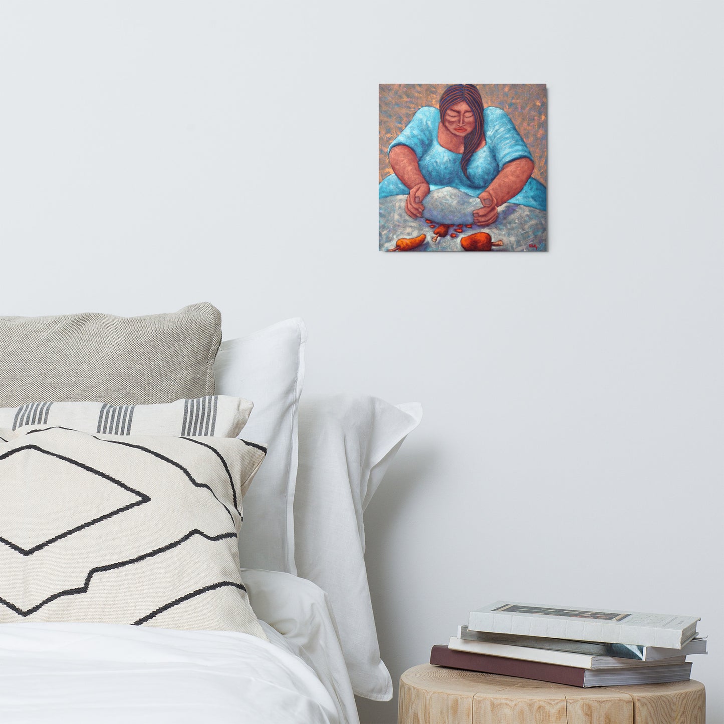 Moliendo Aji - Metal print