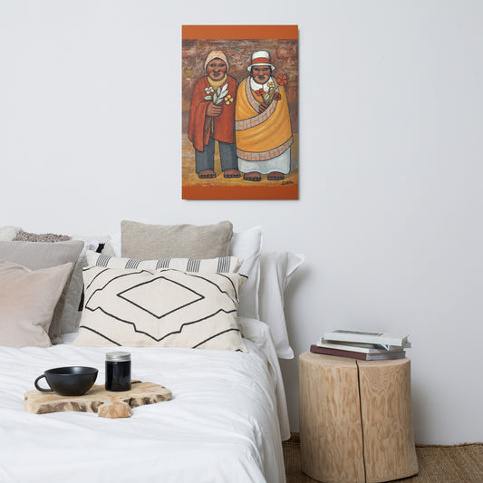 Hombre y Mujer - Metal prints