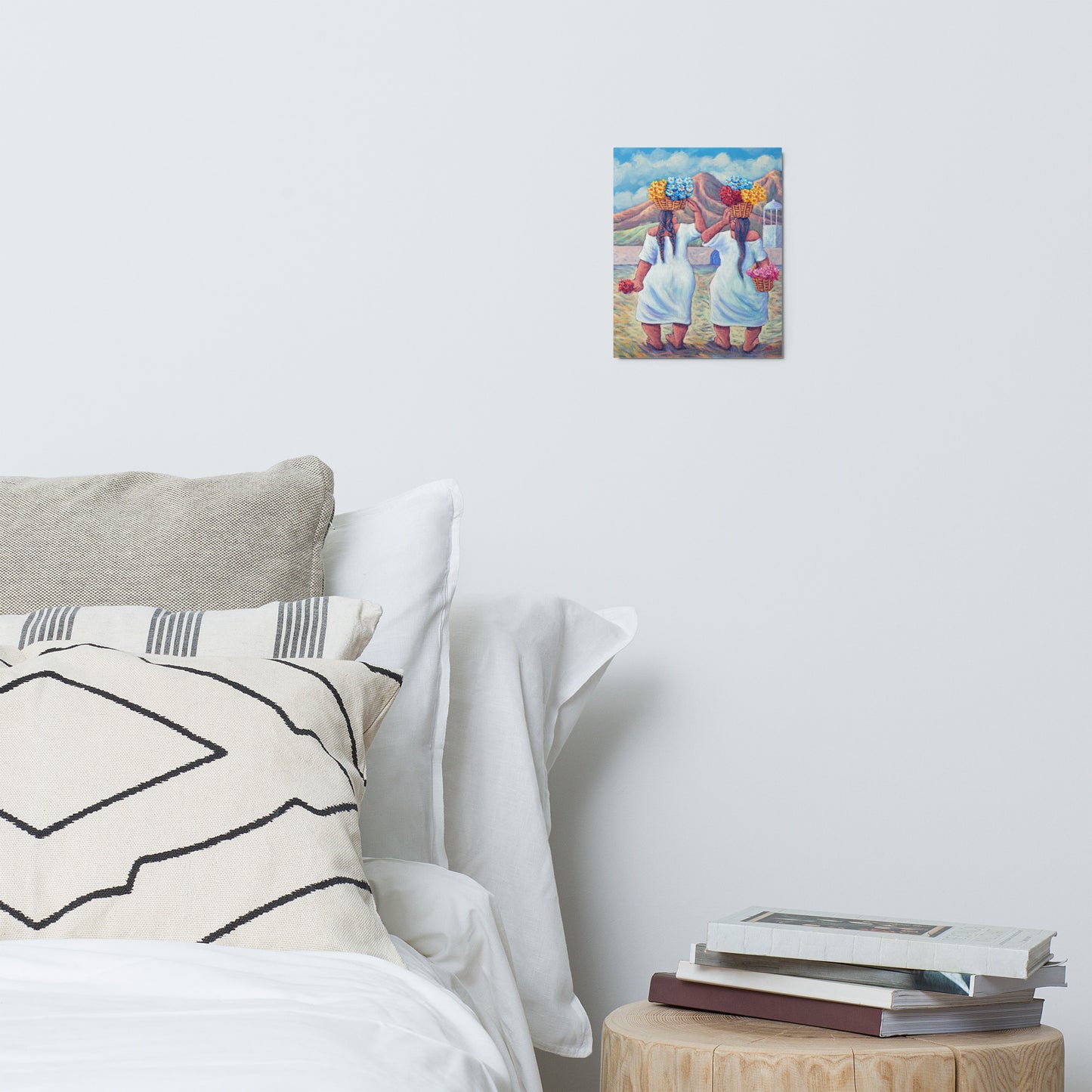 Las Floristas - Metal prints