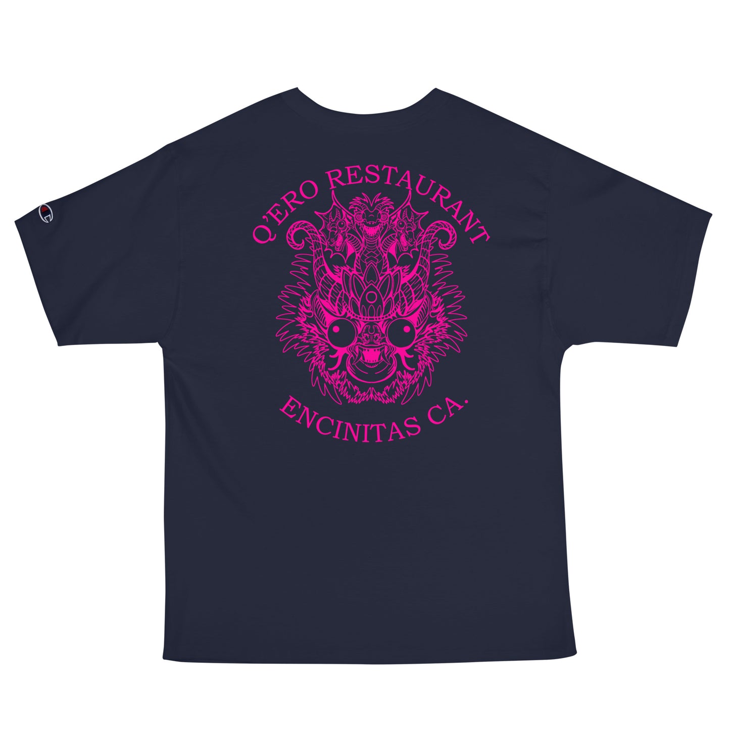 Diablada Pink Outline - Men's Champion T-Shirt