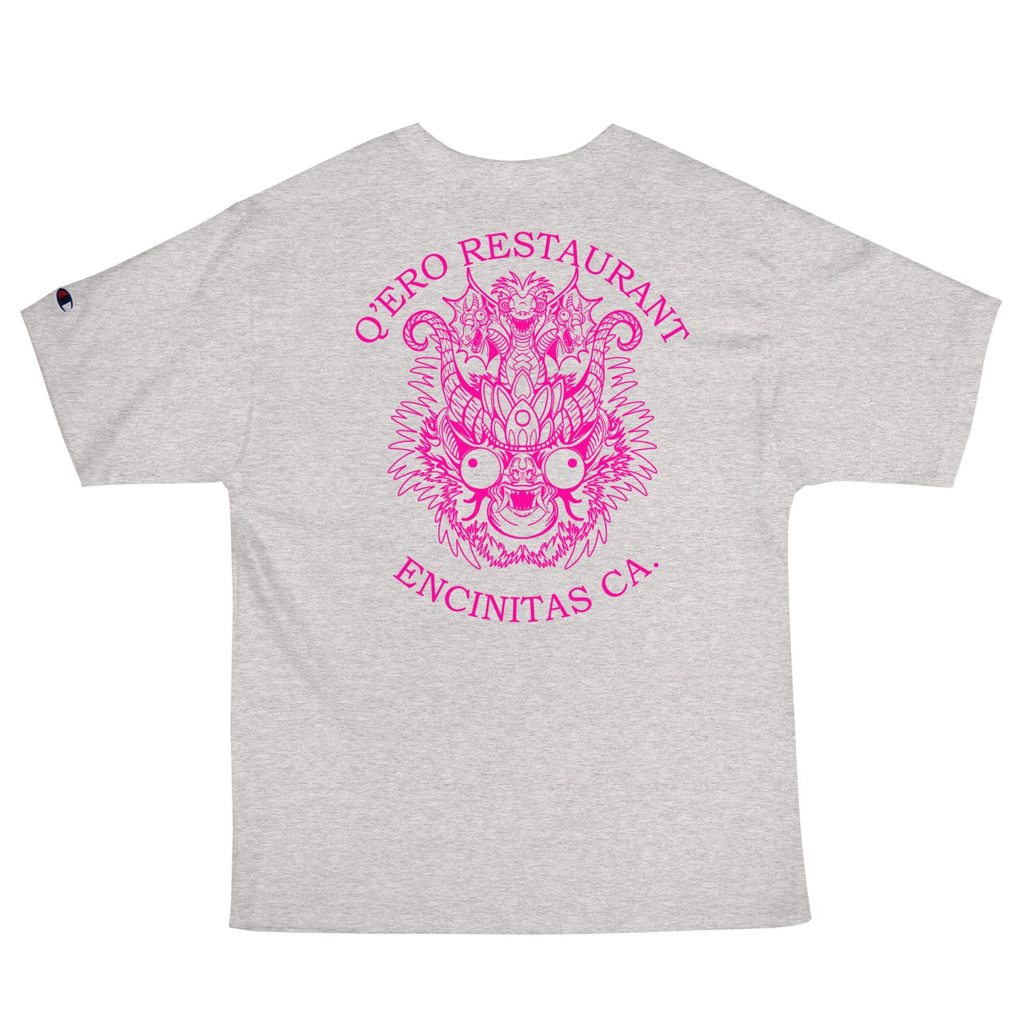 Diablada Pink Outline - Men's Champion T-Shirt