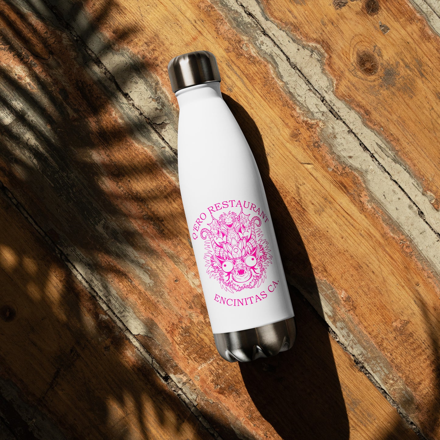 Diablada Pink Outline - Stainless Steel Water Bottle
