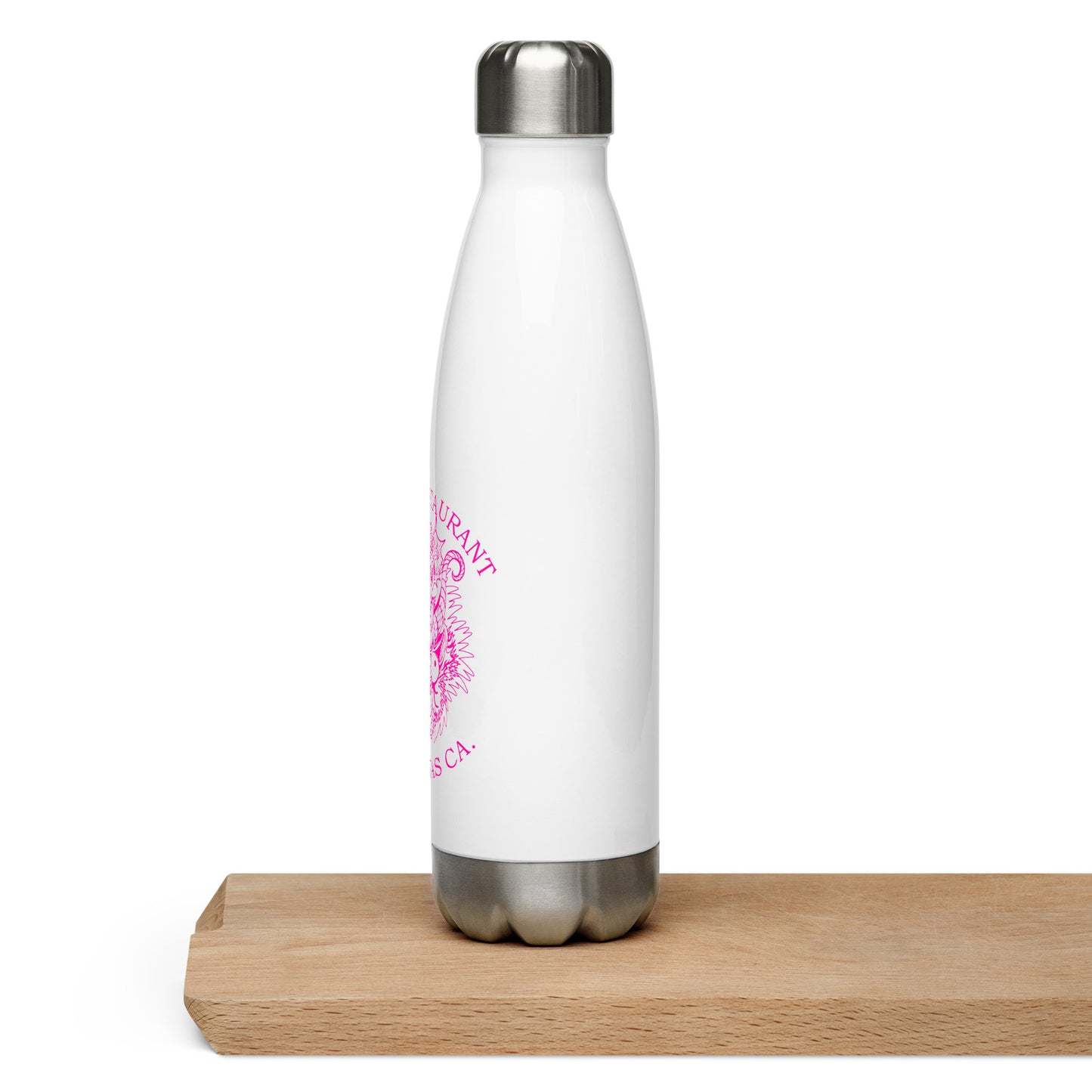 Diablada Pink Outline - Stainless Steel Water Bottle