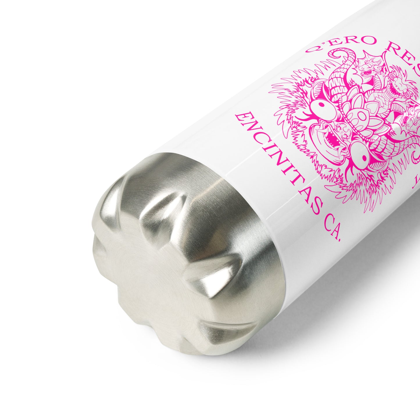 Diablada Pink Outline - Stainless Steel Water Bottle