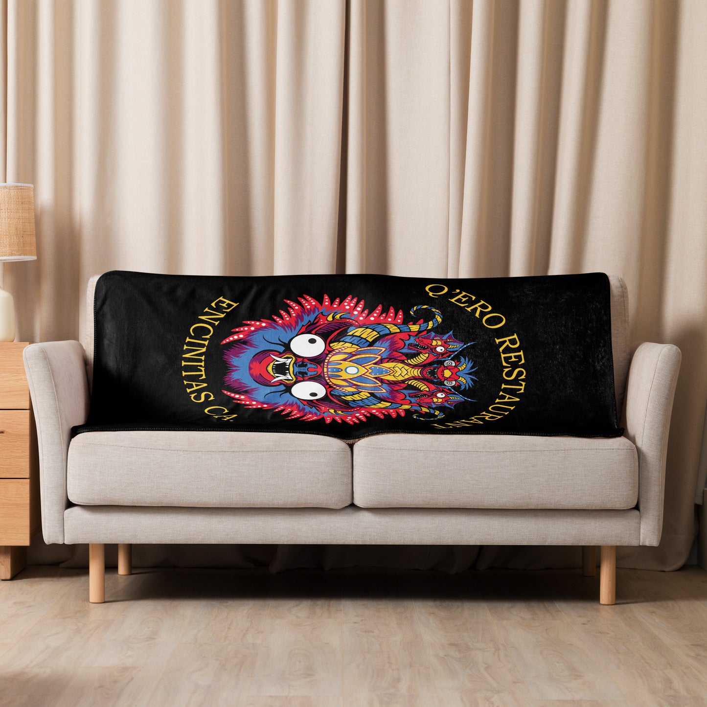 Diablada Red/Yellow - Sherpa blanket