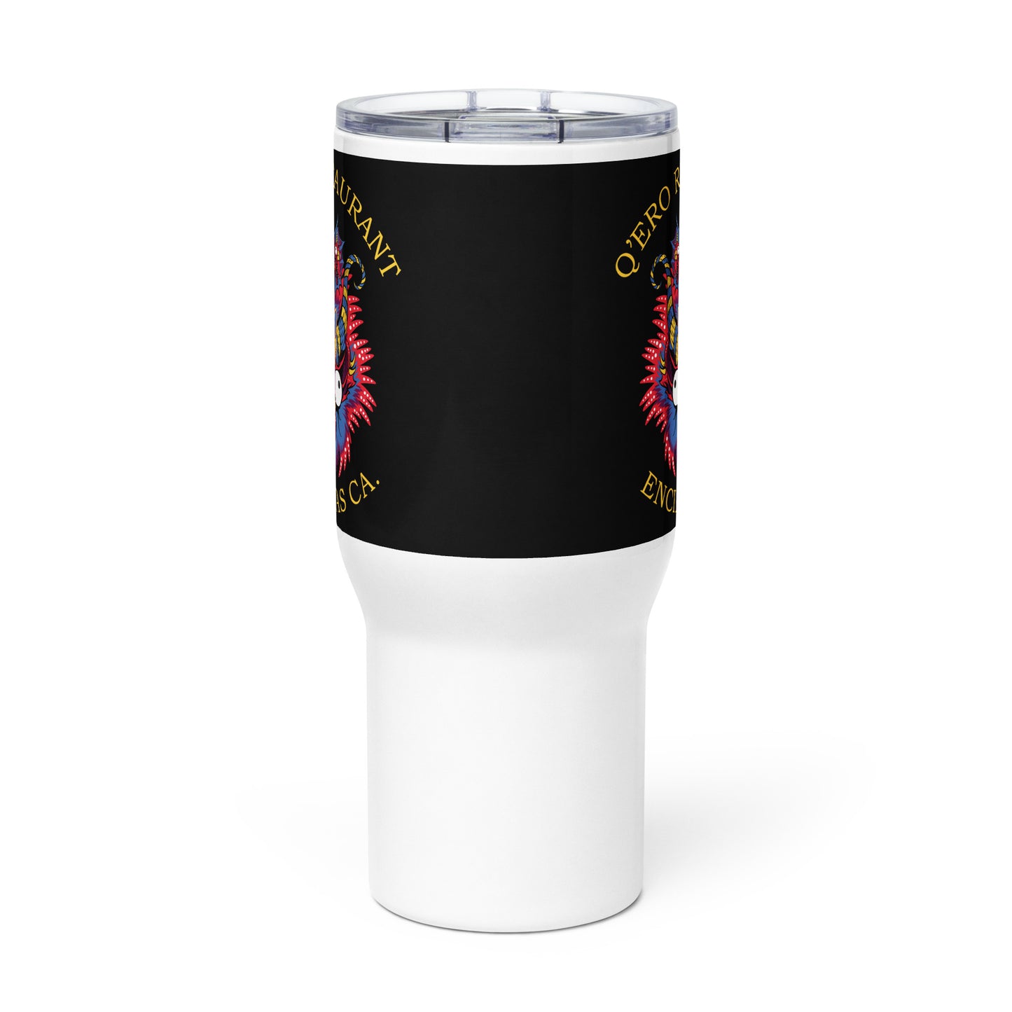 Diablada Red/Yellow - Travel mug with a handle
