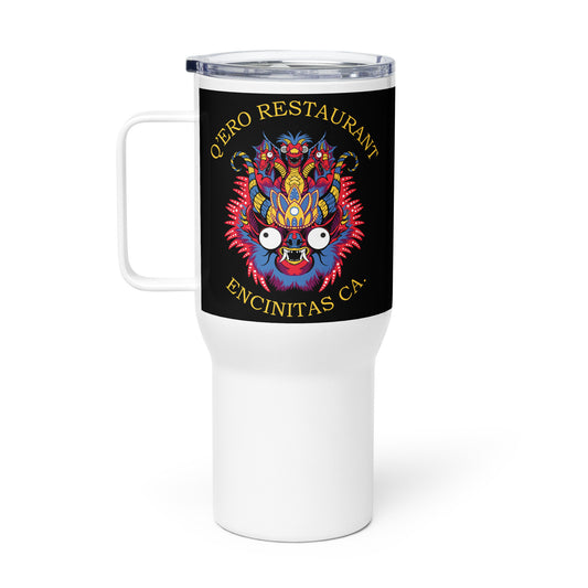 Diablada Red/Yellow - Travel mug with a handle