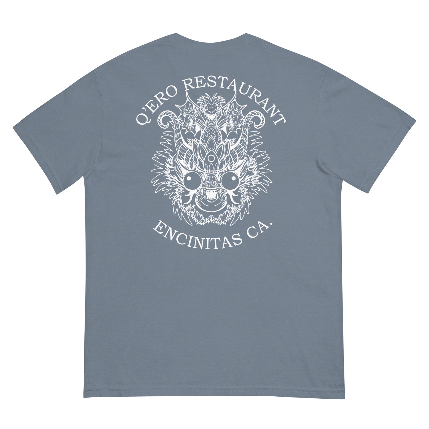 Diablada White Outline -  Heavyweight T-shirt