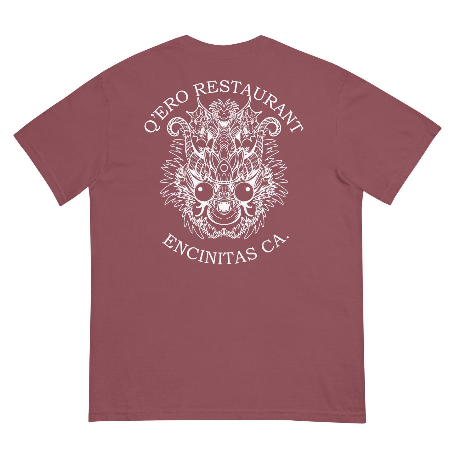 Diablada White Outline -  Heavyweight T-shirt