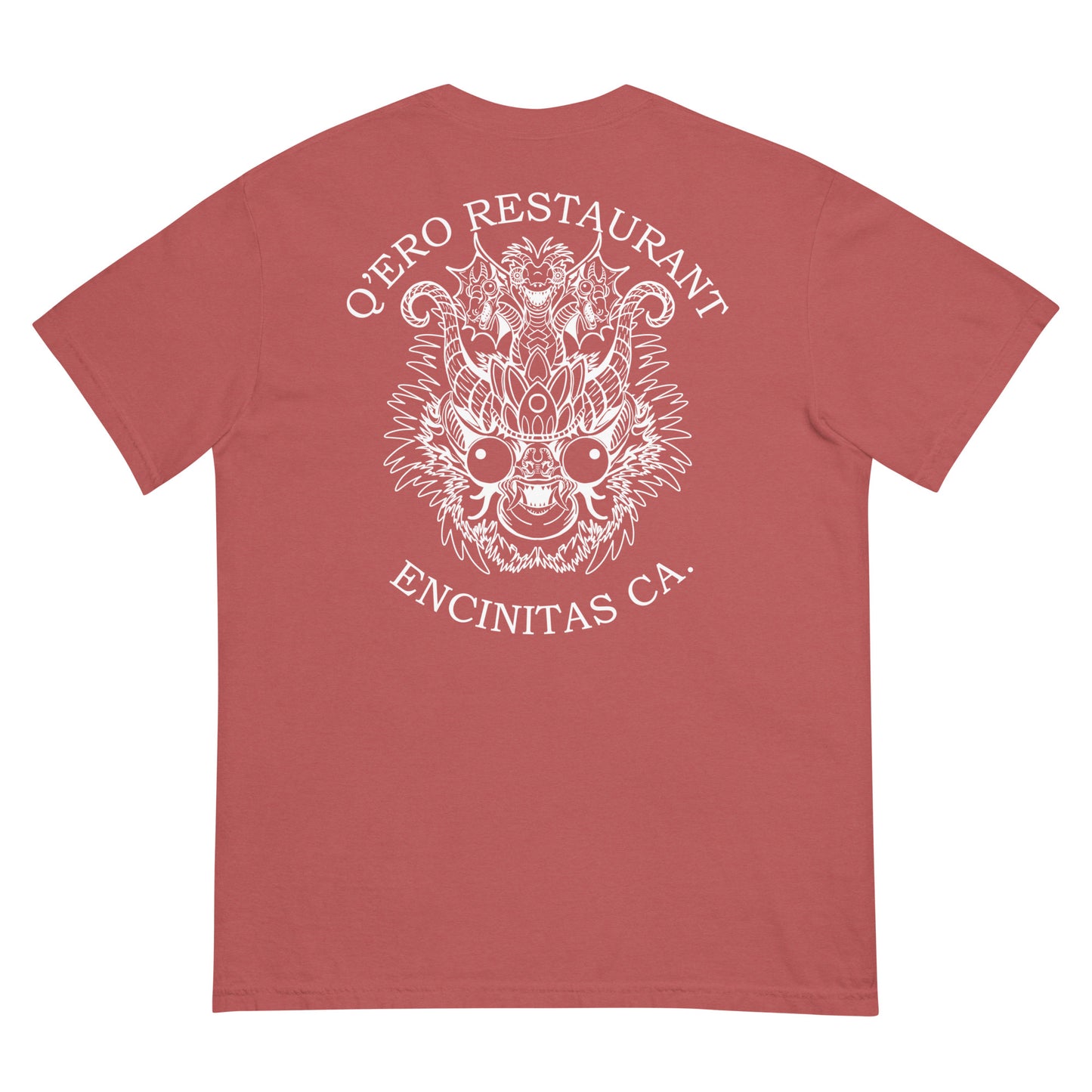 Diablada White Outline -  Heavyweight T-shirt
