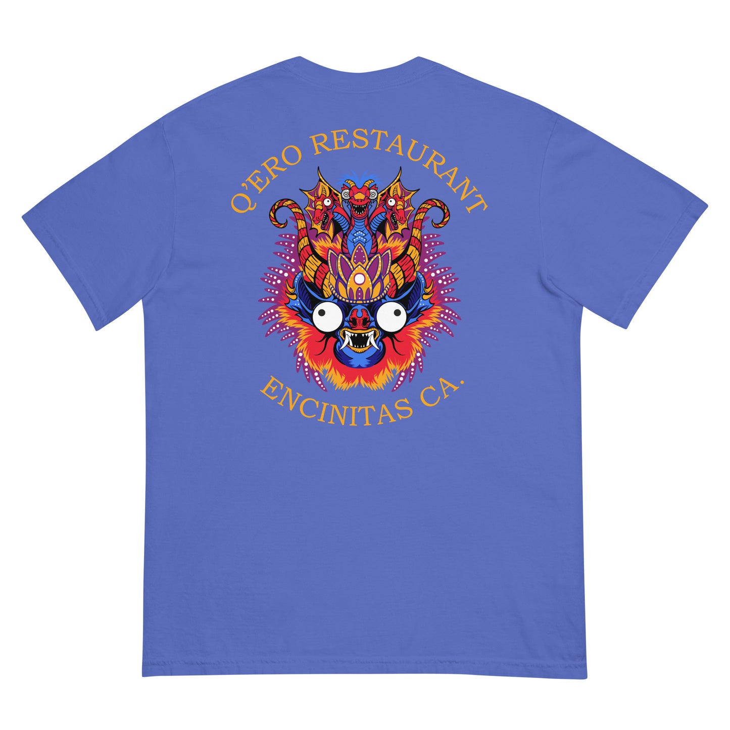 Diablada Blue/Orange -  Heavyweight T-shirt