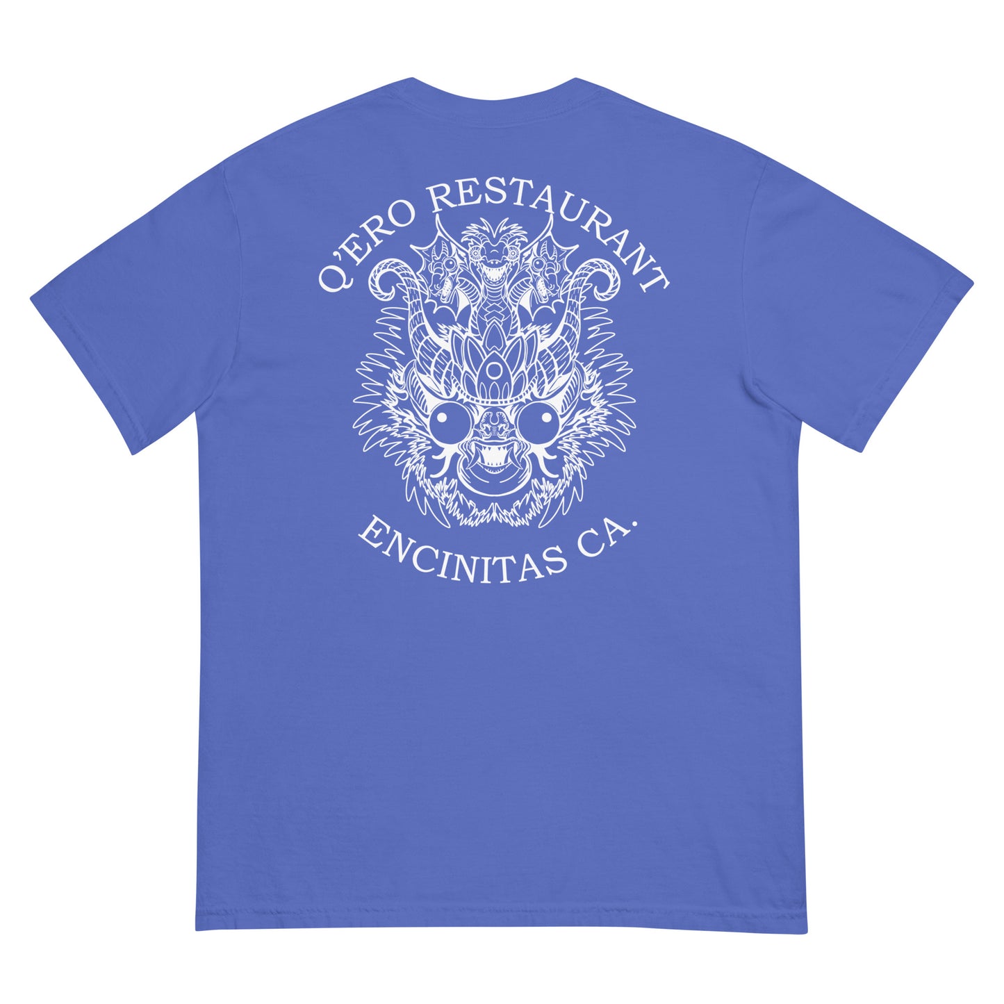 Diablada White Outline -  Heavyweight T-shirt