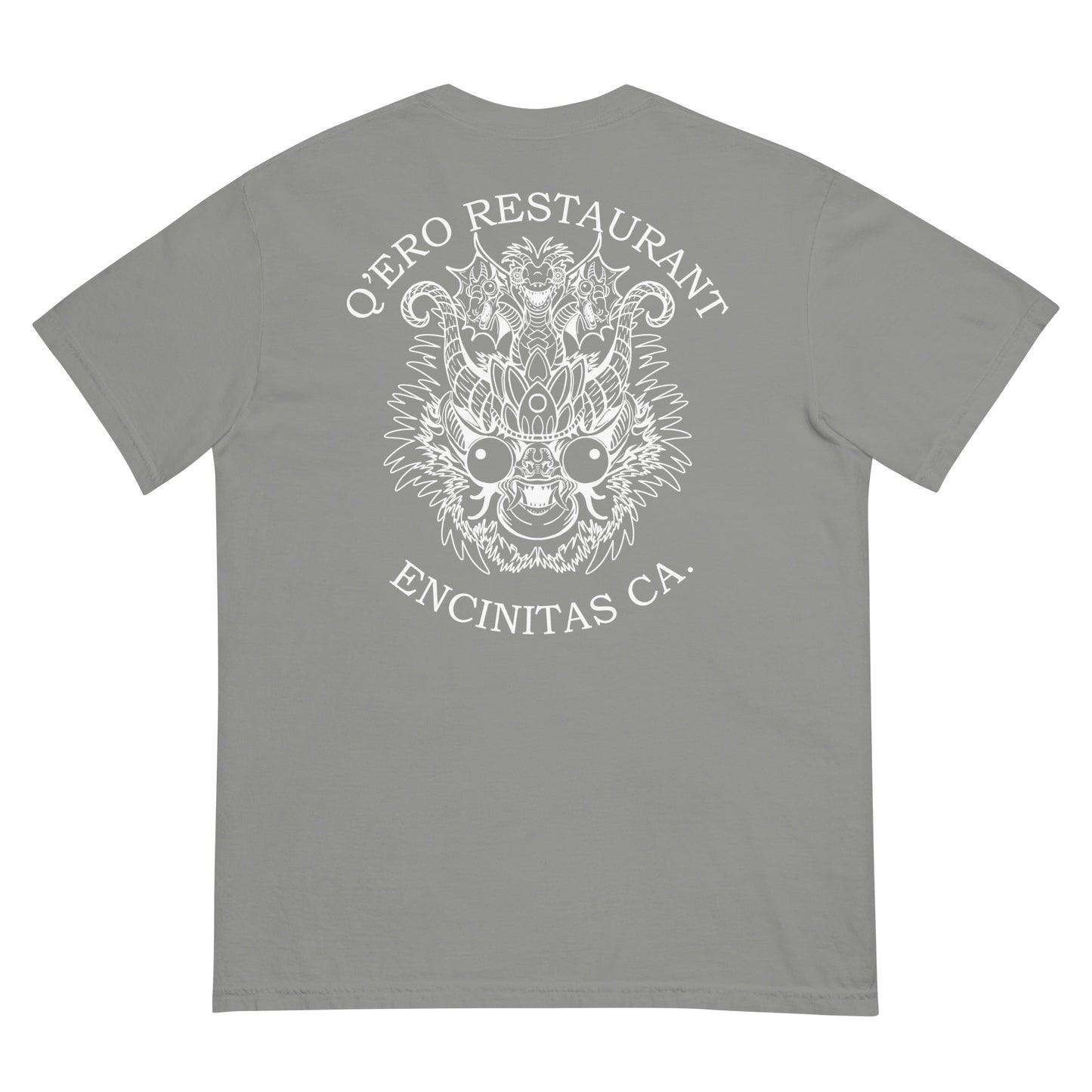 Diablada White Outline -  Heavyweight T-shirt